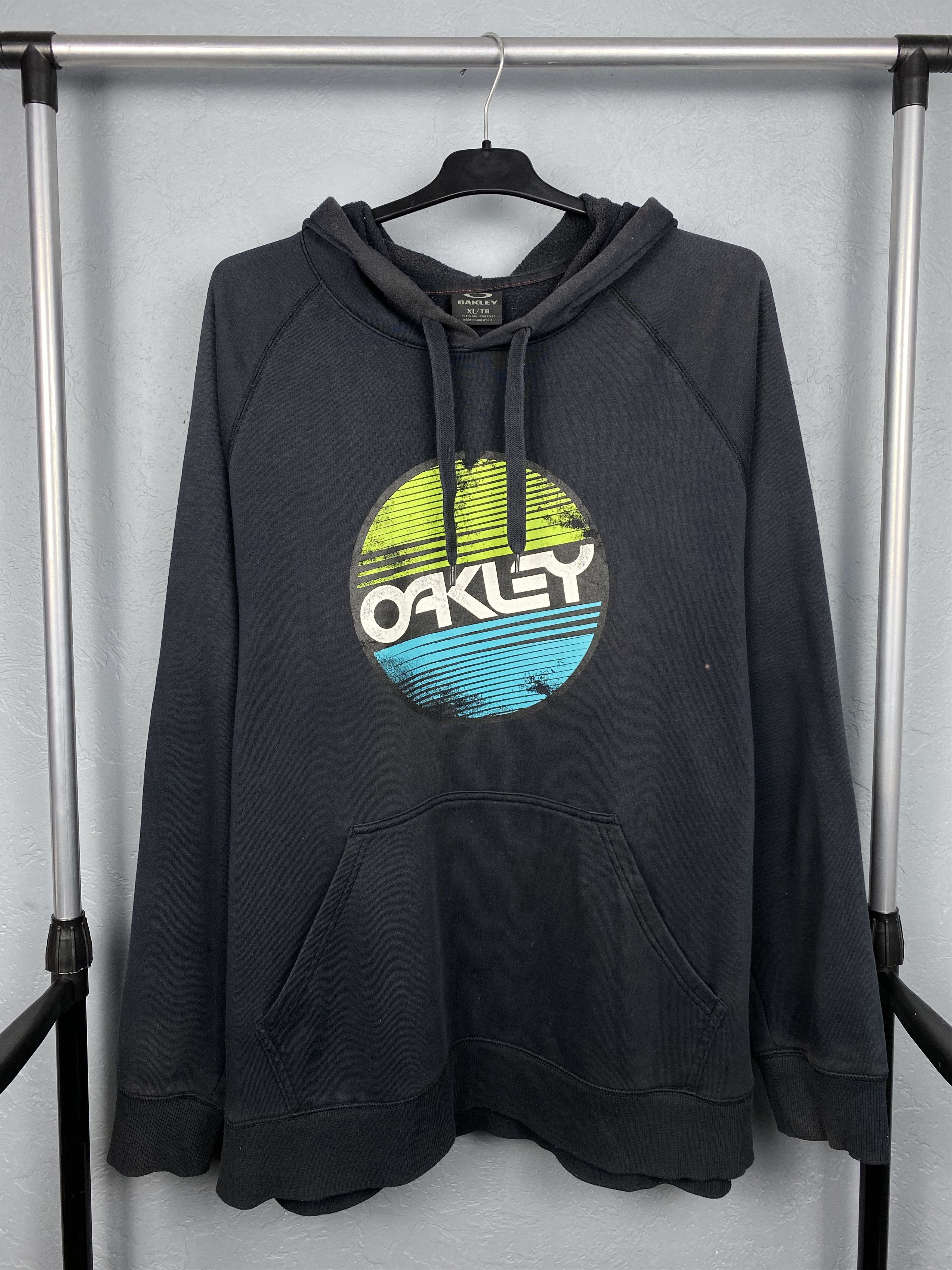 Oakley Oakley Vintage Sun Faded Full Zip Hoodie Gorpcore Size US XL / EU 56 / 4 - 1 Thumbnail