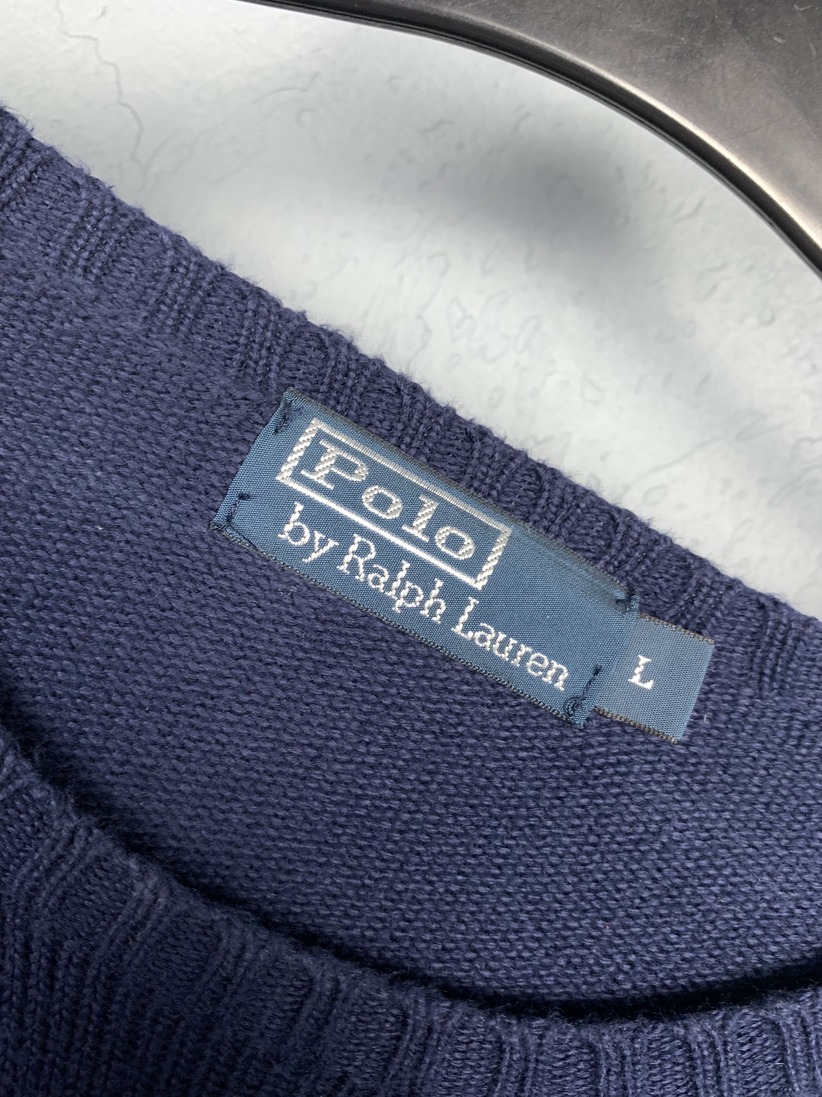 Polo Ralph Lauren Polo Ralph Lauren Vintage Mens Knit Sweater Size US L / EU 52-54 / 3 - 3 Thumbnail