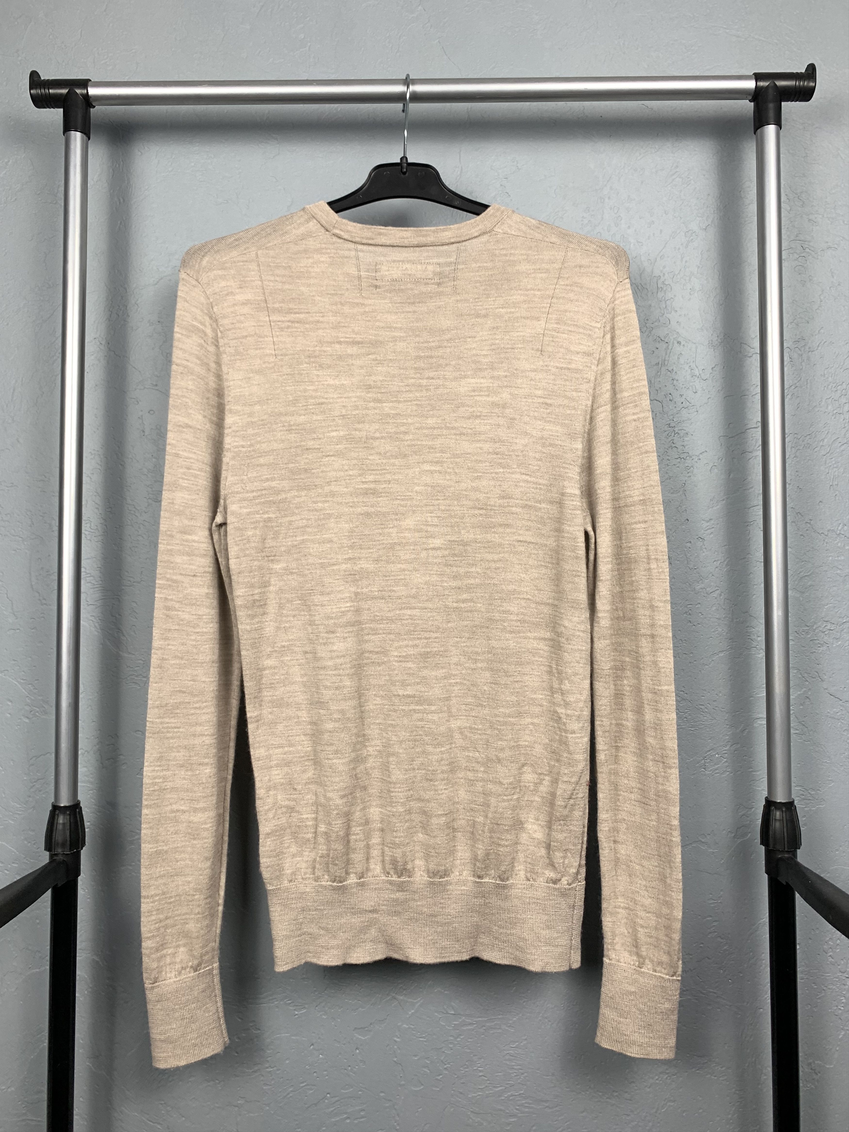 Allsaints AllSaints Mens Mode Merino Wool Knit Sweater Size US S / EU 44-46 / 1 - 7 Thumbnail