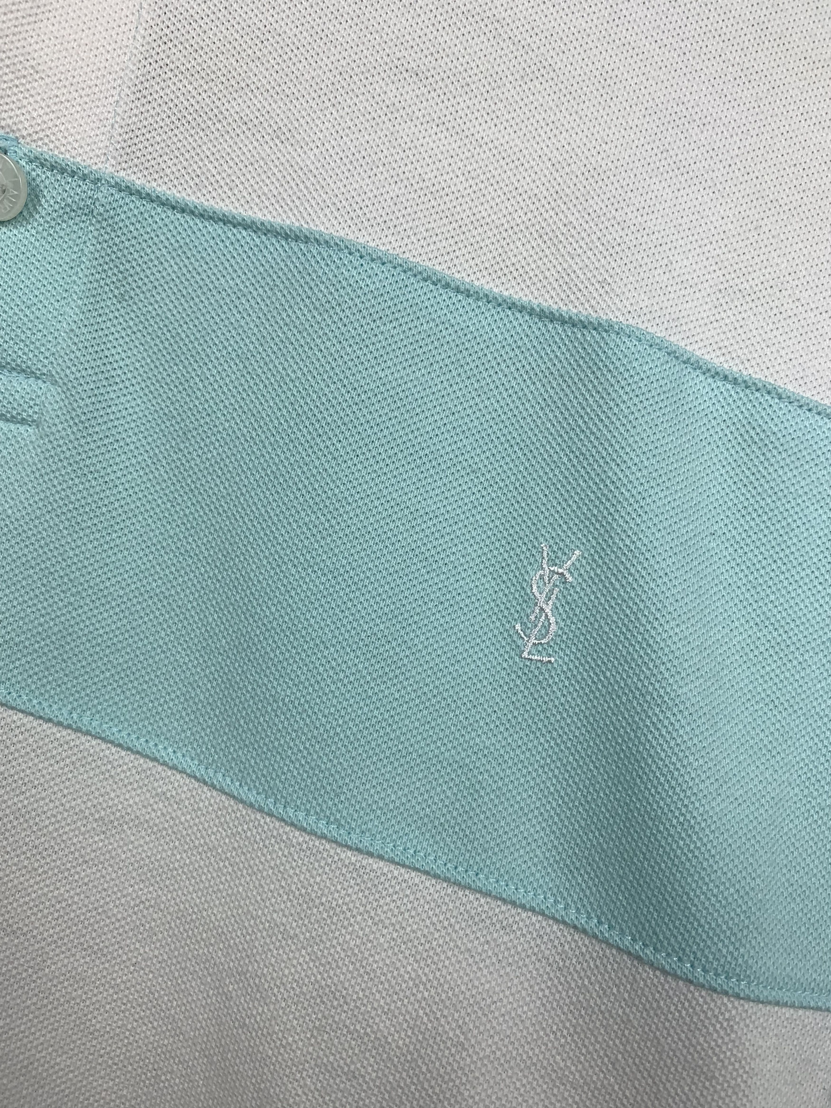 Yves Saint Laurent Yves Saint Laurent YSL Mens Polo Shirt Size US L / EU 52-54 / 3 - 3 Thumbnail