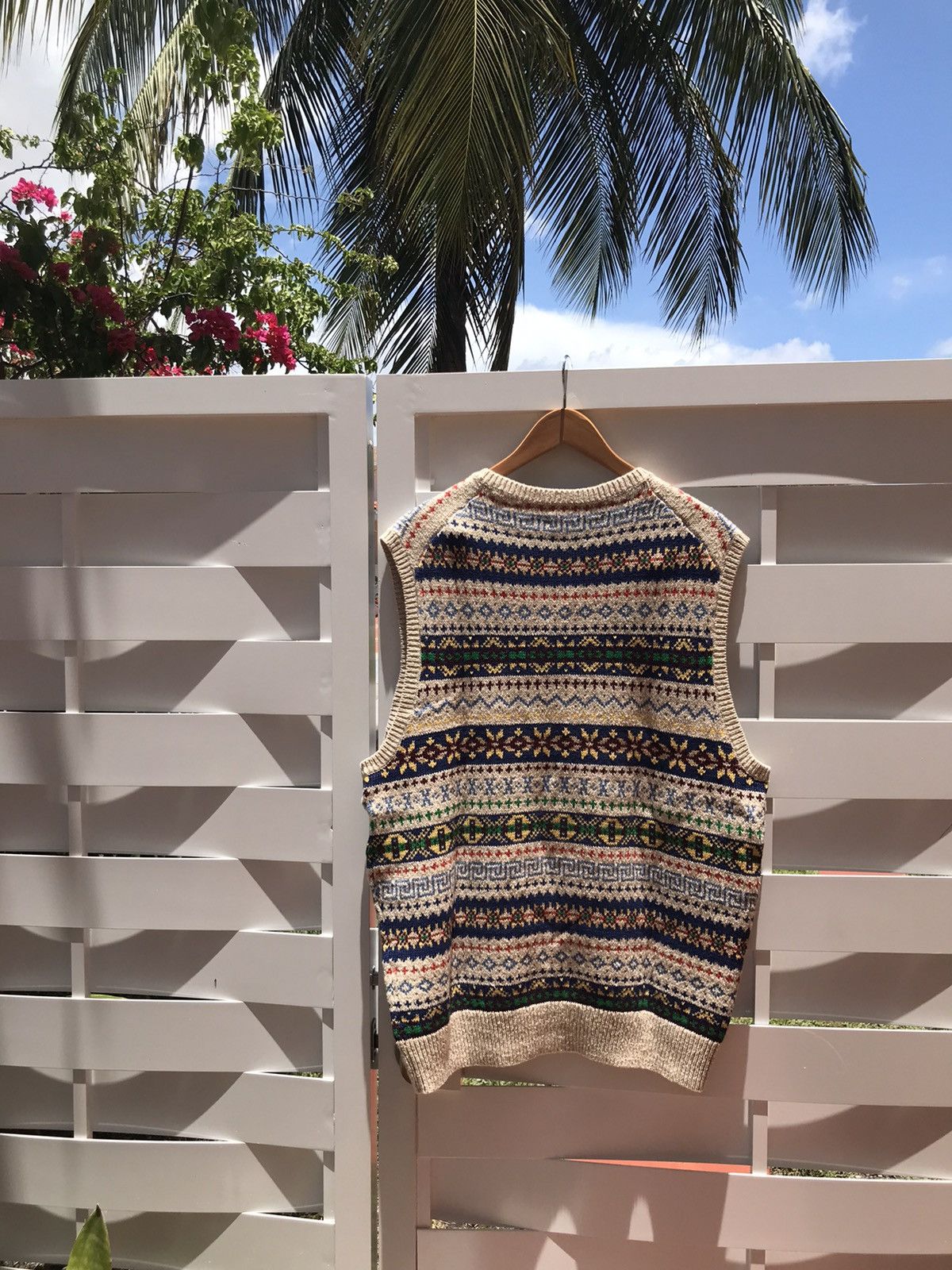 Polo Ralph Lauren Polo Ralph Lauren Fair Isle Sweater Vest Size US XL / EU 56 / 4 - 5 Thumbnail