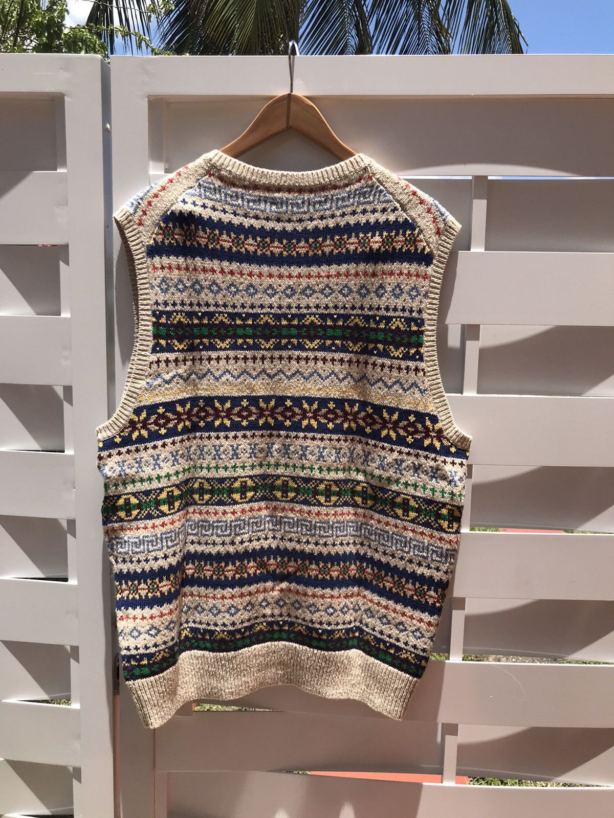 Polo Ralph Lauren Polo Ralph Lauren Fair Isle Sweater Vest Size US XL / EU 56 / 4 - 6 Thumbnail