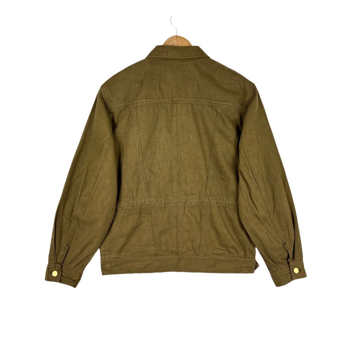 Jean Paul Gaultier Junior Jean Paul Gaultier Vintage Olive Denim Jacket M Size US M / EU 48-50 / 2 - 5 Thumbnail
