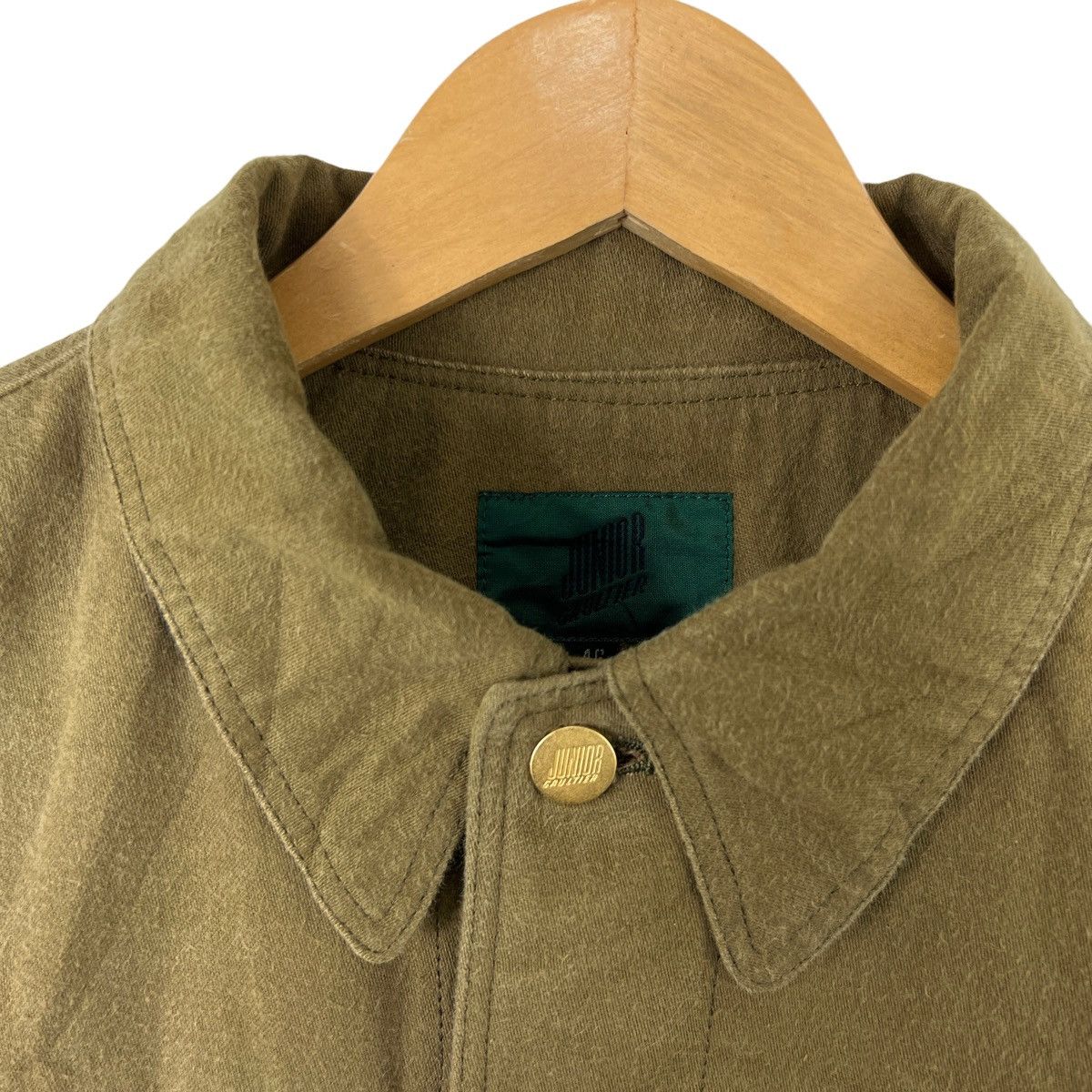 Jean Paul Gaultier Junior Jean Paul Gaultier Vintage Olive Denim Jacket M Size US M / EU 48-50 / 2 - 8 Thumbnail