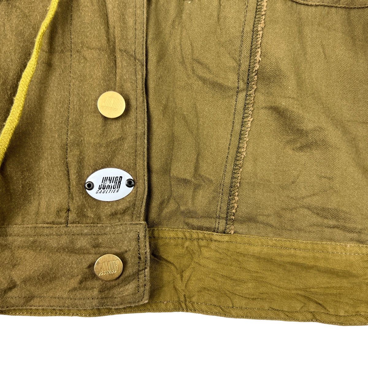 Jean Paul Gaultier Junior Jean Paul Gaultier Vintage Olive Denim Jacket M Size US M / EU 48-50 / 2 - 7 Thumbnail