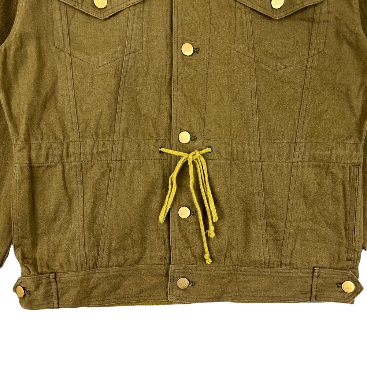 Jean Paul Gaultier Junior Jean Paul Gaultier Vintage Olive Denim Jacket M Size US M / EU 48-50 / 2 - 4 Thumbnail