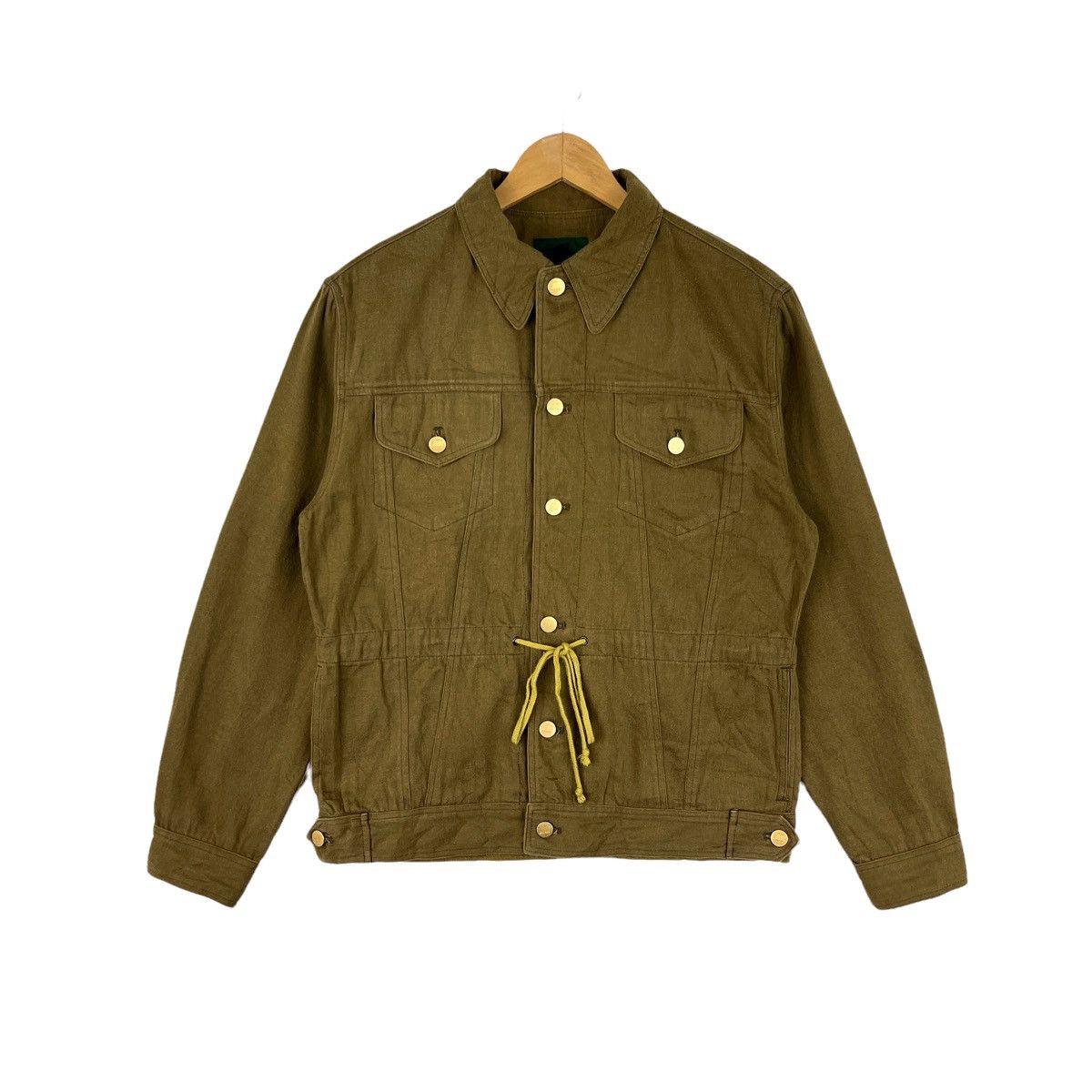 Jean Paul Gaultier Junior Jean Paul Gaultier Vintage Olive Denim Jacket M Size US M / EU 48-50 / 2 - 1 Thumbnail