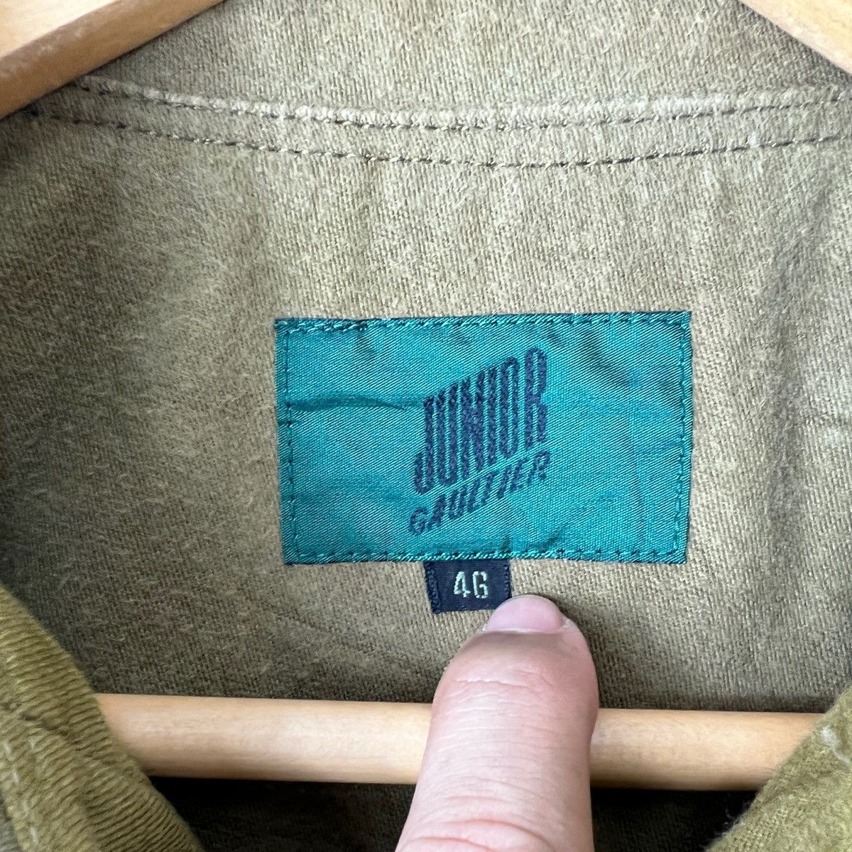 Jean Paul Gaultier Junior Jean Paul Gaultier Vintage Olive Denim Jacket M Size US M / EU 48-50 / 2 - 9 Thumbnail