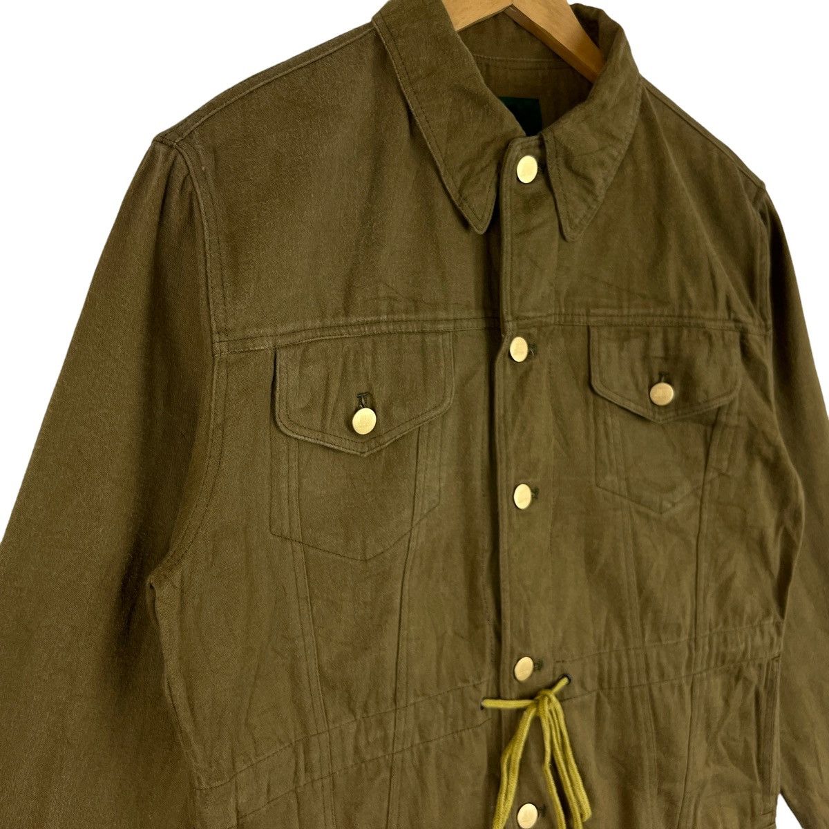 Jean Paul Gaultier Junior Jean Paul Gaultier Vintage Olive Denim Jacket M Size US M / EU 48-50 / 2 - 3 Thumbnail