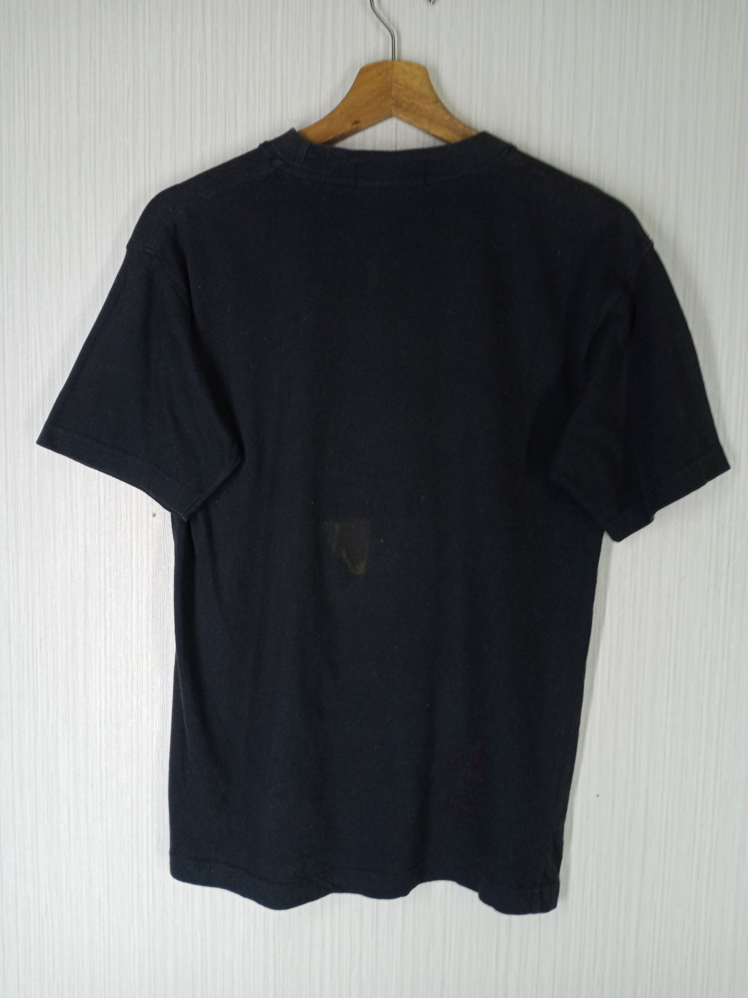 Burberry Rare Vintage 90s Burberry Embroidered Big Logo Tshirt Size US S / EU 44-46 / 1 - 7 Thumbnail