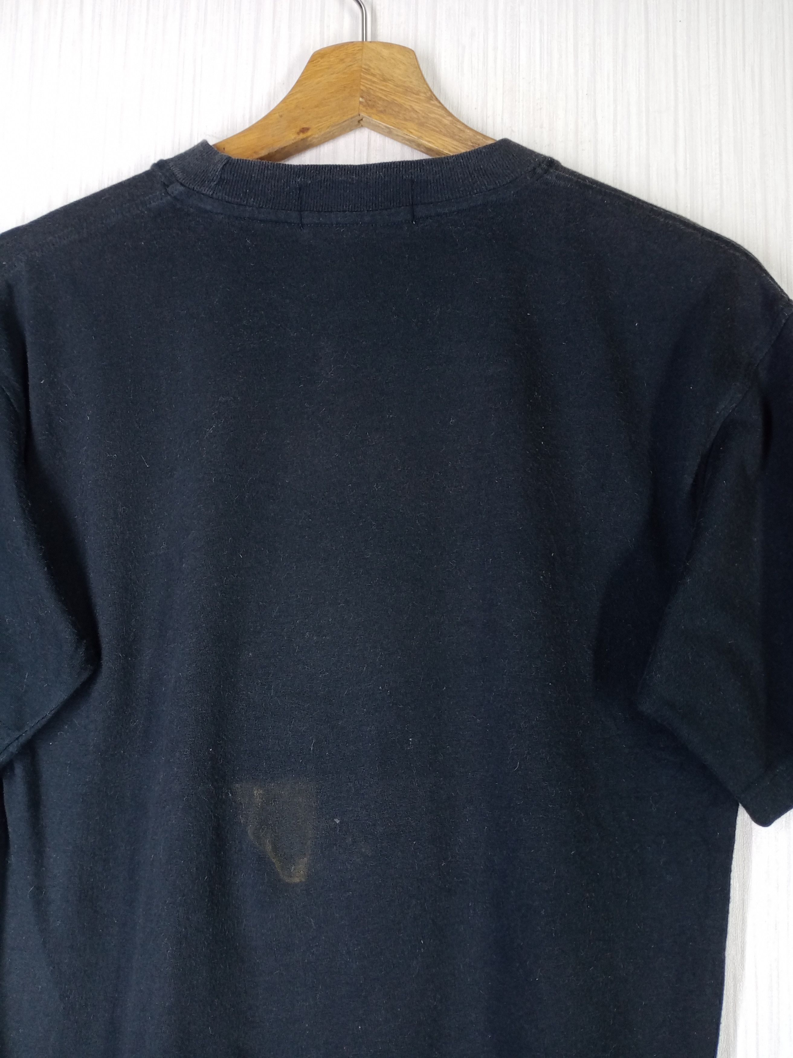 Burberry Rare Vintage 90s Burberry Embroidered Big Logo Tshirt Size US S / EU 44-46 / 1 - 9 Thumbnail