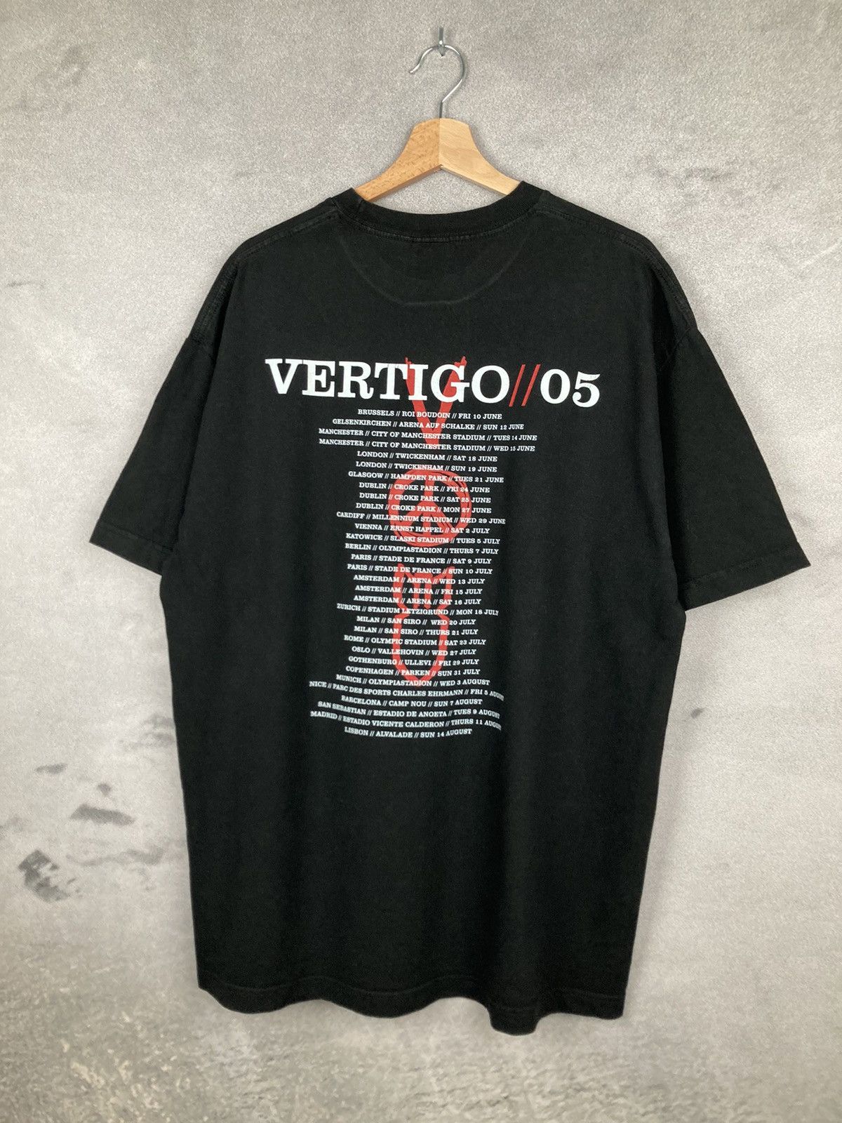 Band Tees Vintage U2 Vertigo 2005 Tour Tee Graphic XL Size US XL / EU 56 / 4 - 4 Thumbnail
