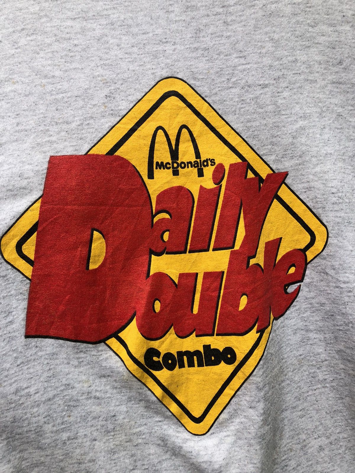 Jerzees Vintage 90's Mc Donald's Daily Double Combo Tee Size US XL / EU 56 / 4 - 7 Thumbnail