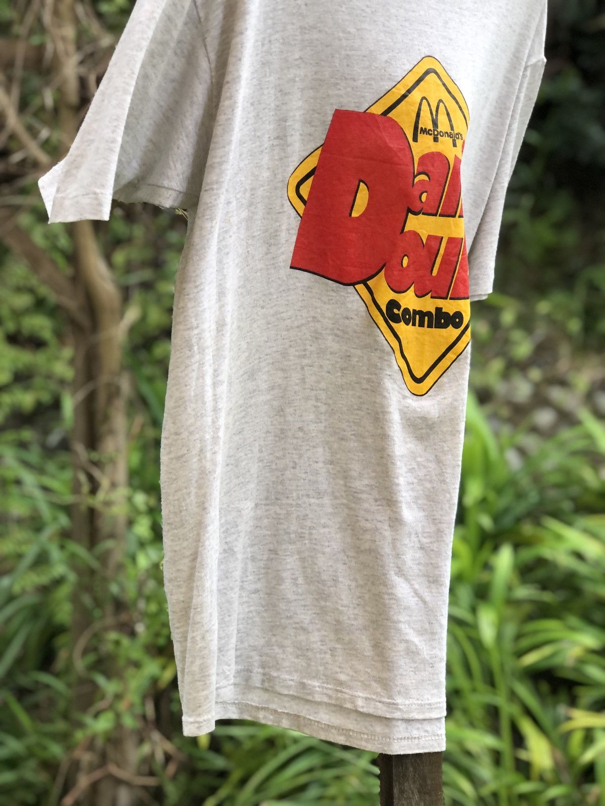 Jerzees Vintage 90's Mc Donald's Daily Double Combo Tee Size US XL / EU 56 / 4 - 3 Thumbnail