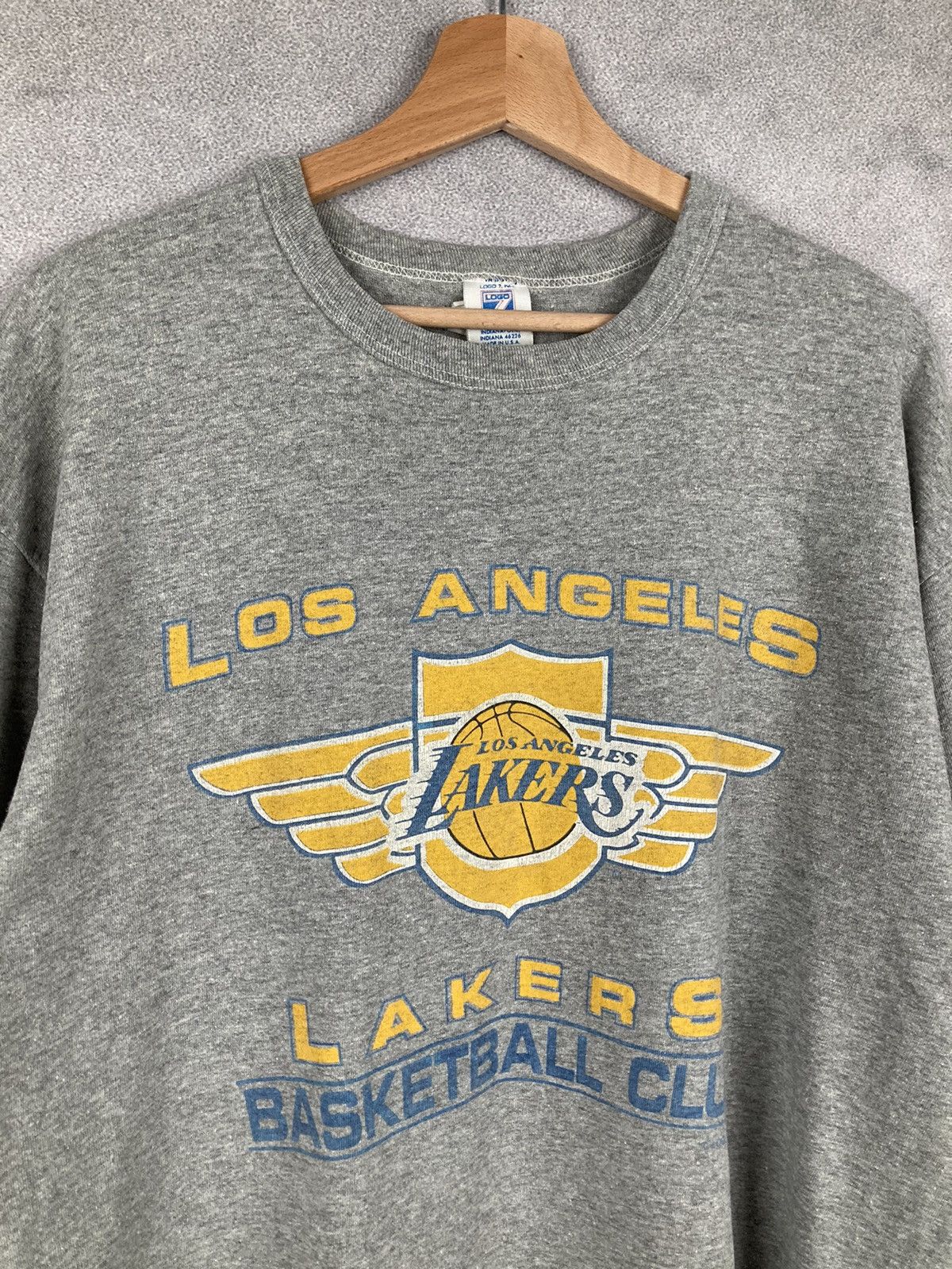NBA Vintage LA Lakers NBA 90s Single Stitch T-shirt Kobe Size US XL / EU 56 / 4 - 3 Thumbnail