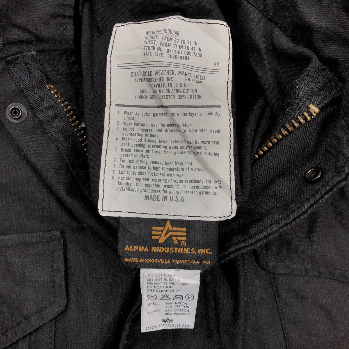 Alpha Industries Vintage ALPHA INDUSTRIES Fatigue Jacket Military Style Winte Size US M / EU 48-50 / 2 - 5 Thumbnail