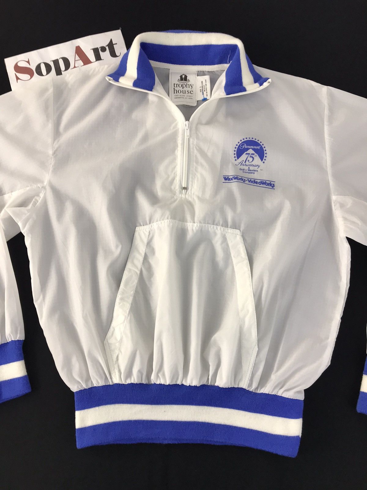 Vintage Windbreaker Paramount Picture Bomber Jacket Zipper Design Size US L / EU 52-54 / 3 - 3 Thumbnail