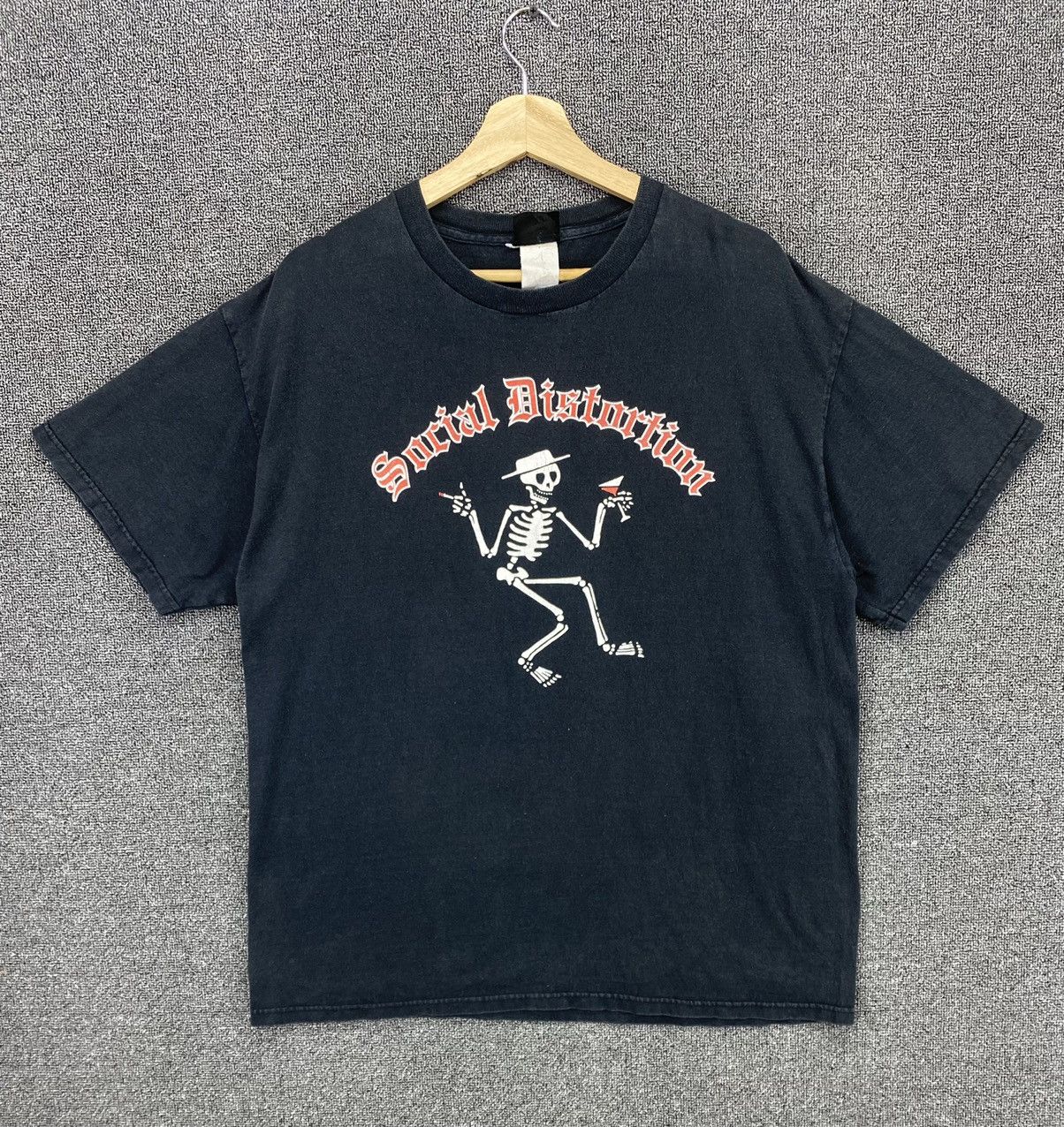 Vintage Social Distortion Punk Rock Band Tees T Shirts