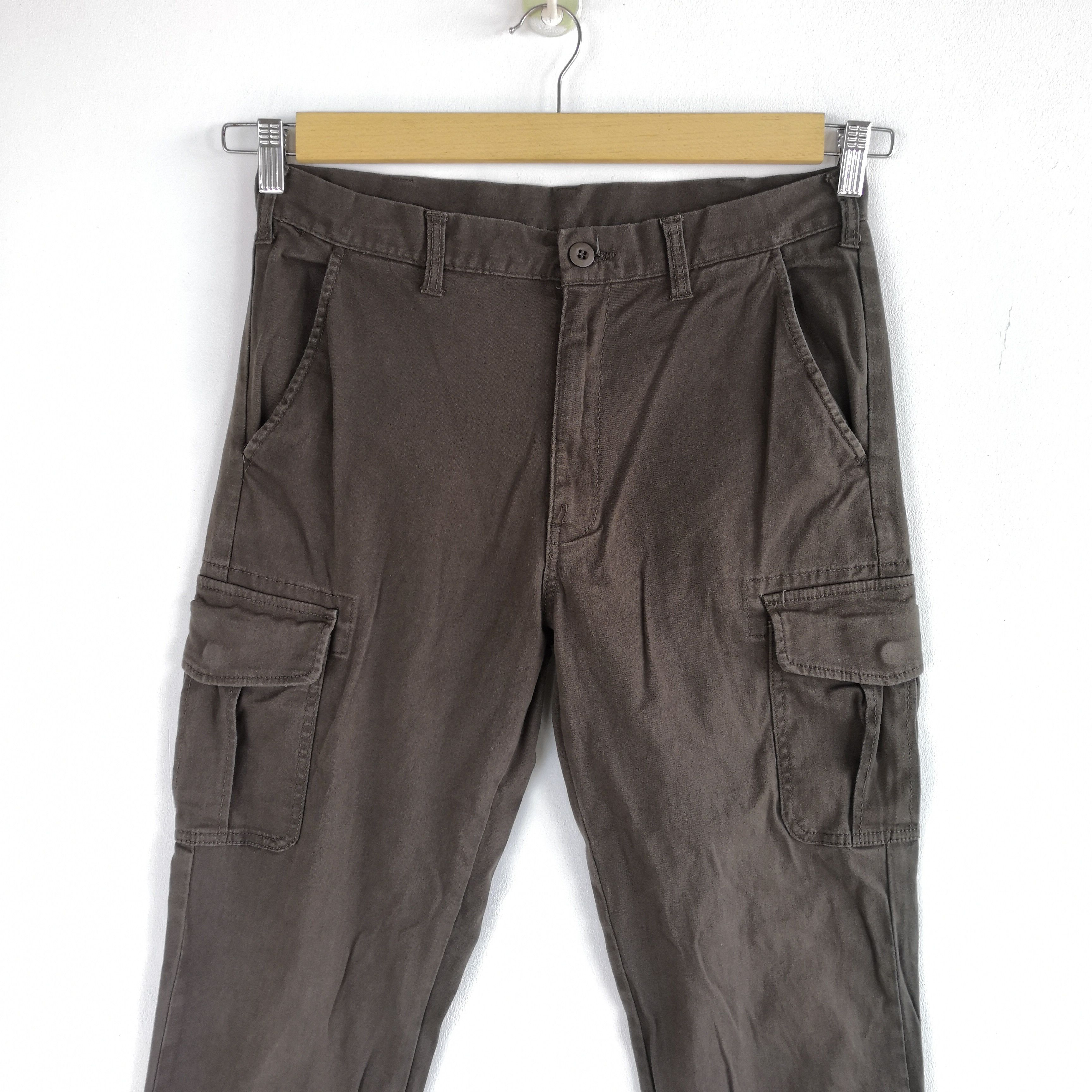 Japanese Brand × Vintage Vintage Japanese Cargo Pants Baggy Fit Y2K Utility Trousers Size US 30 / EU 46 - 5 Thumbnail