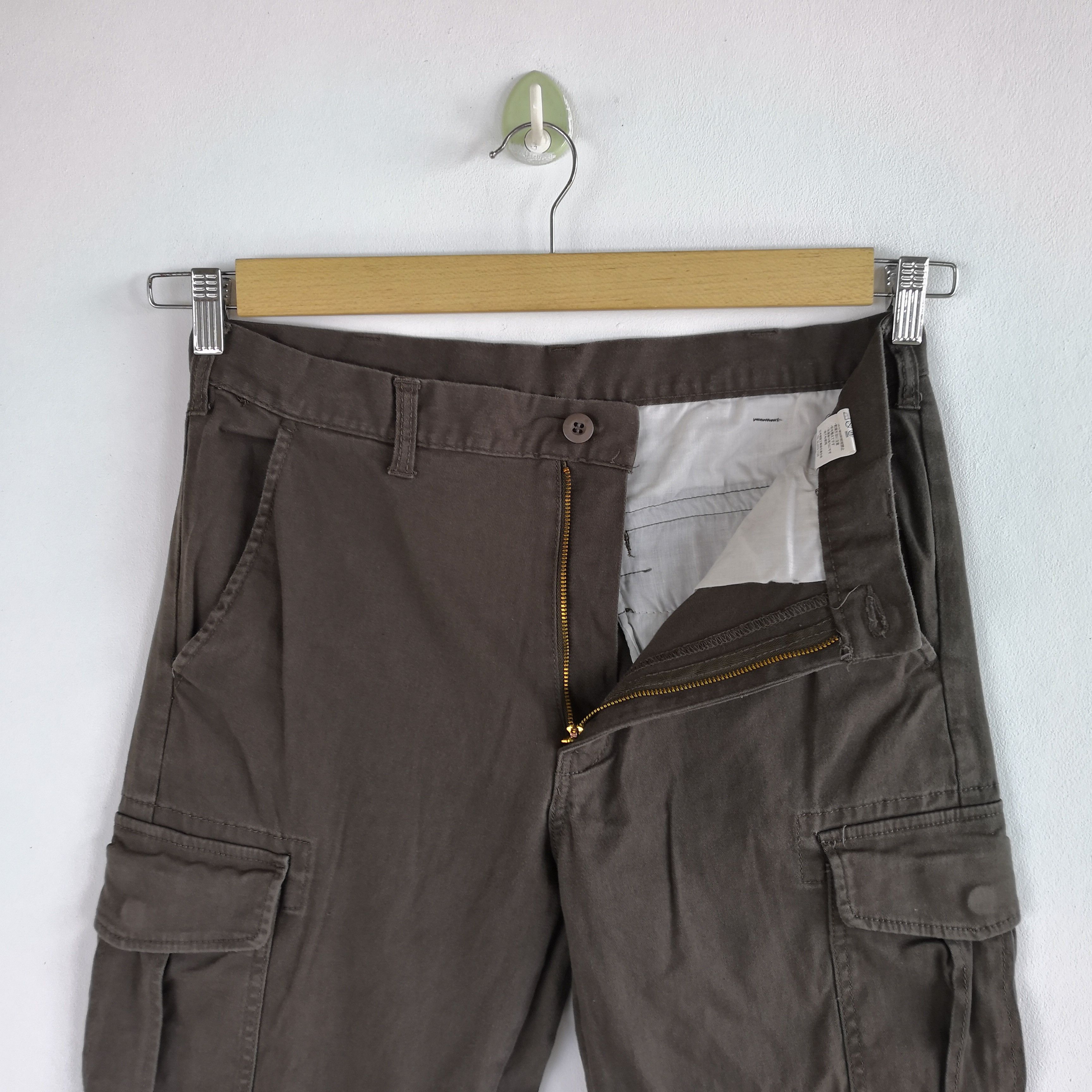 Japanese Brand × Vintage Vintage Japanese Cargo Pants Baggy Fit Y2K Utility Trousers Size US 30 / EU 46 - 7 Thumbnail