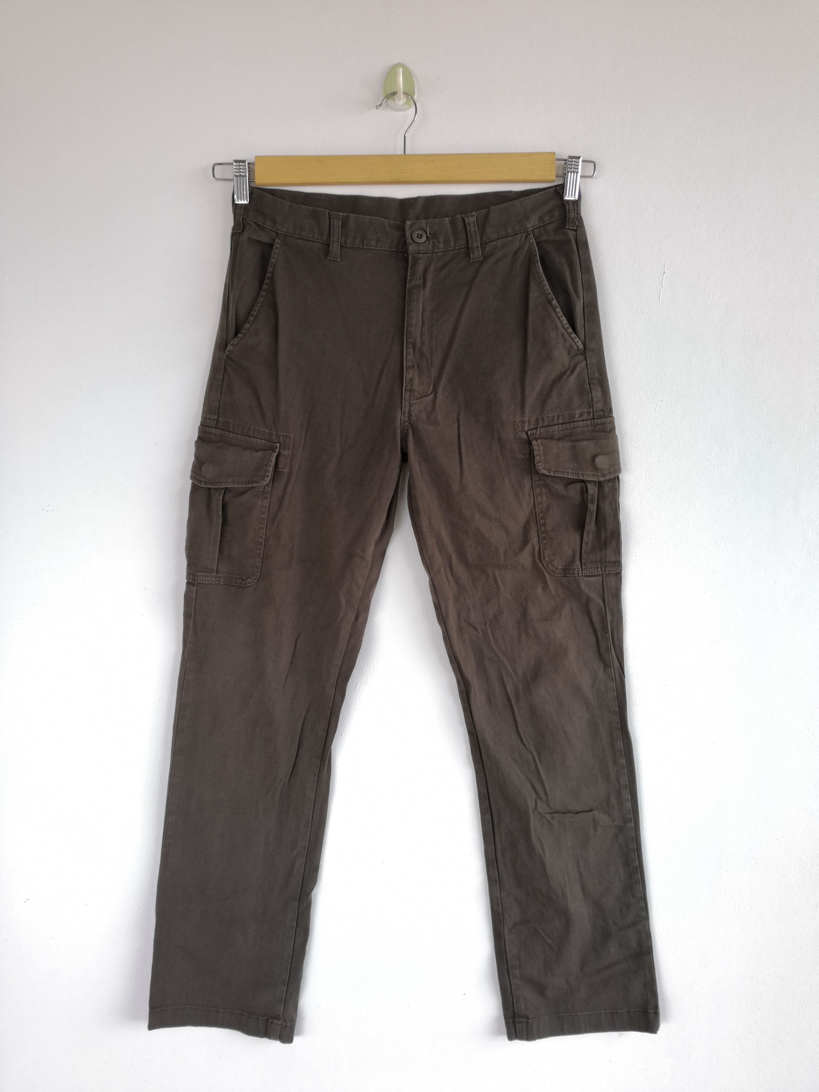 Japanese Brand × Vintage Vintage Japanese Cargo Pants Baggy Fit Y2K Utility Trousers Size US 30 / EU 46 - 1 Thumbnail
