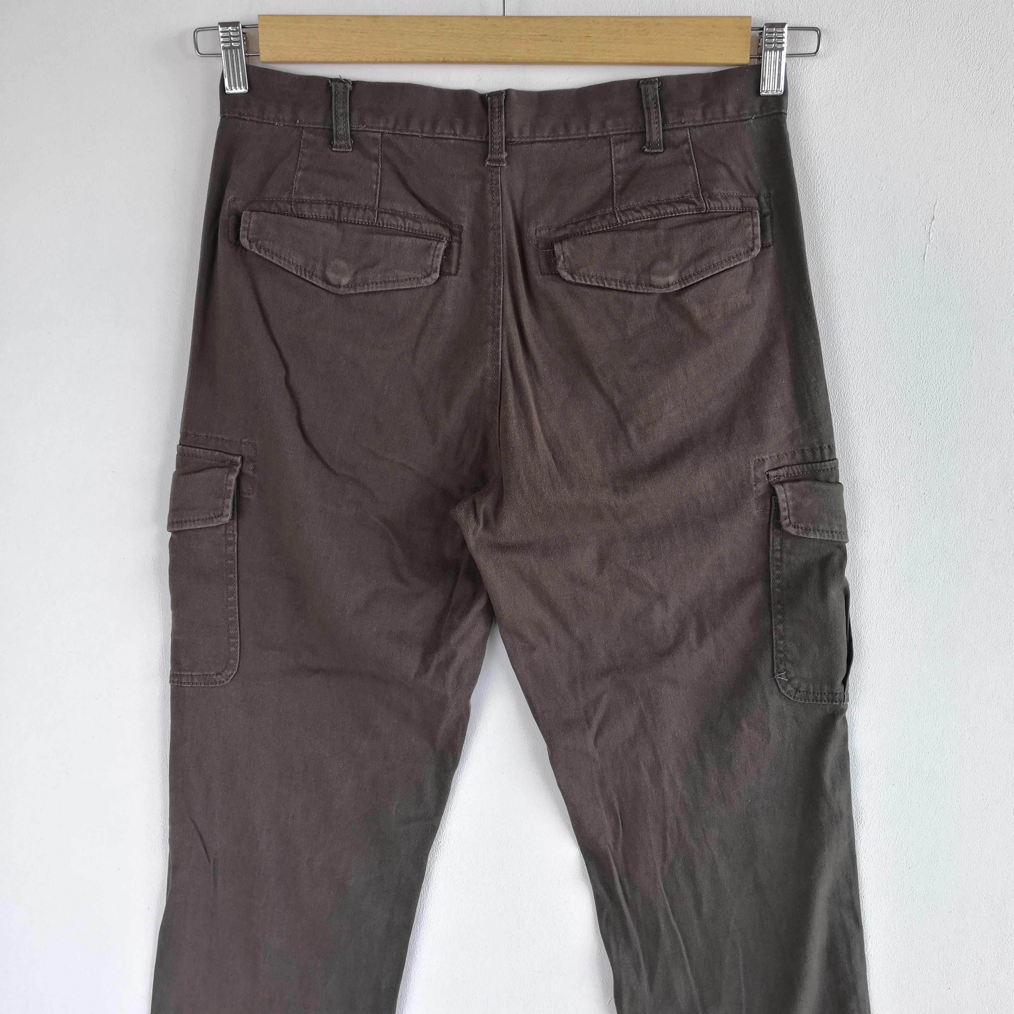 Japanese Brand × Vintage Vintage Japanese Cargo Pants Baggy Fit Y2K Utility Trousers Size US 30 / EU 46 - 6 Thumbnail