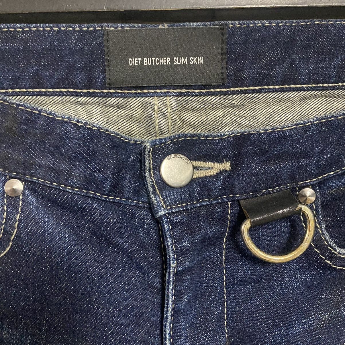 Diet Butcher Slim Skin SS2010 Diet Butcher Slim Skin Thorn Denim Leather Trimmed Size US 28 / EU 44 - 8 Thumbnail