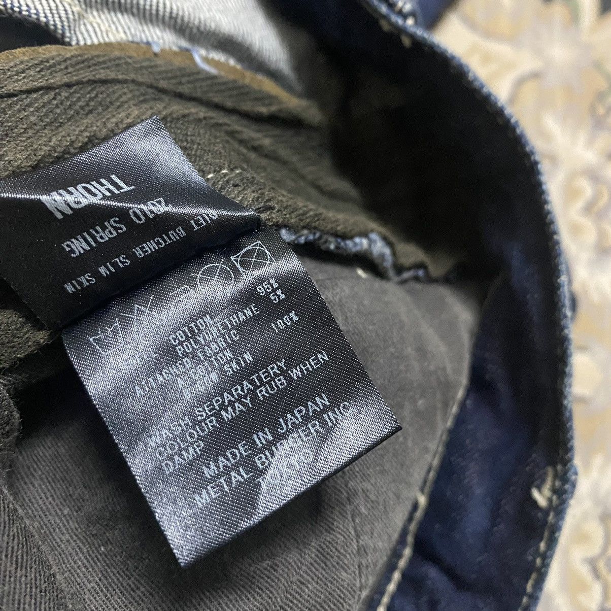 Diet Butcher Slim Skin SS2010 Diet Butcher Slim Skin Thorn Denim Leather Trimmed Size US 28 / EU 44 - 17 Thumbnail