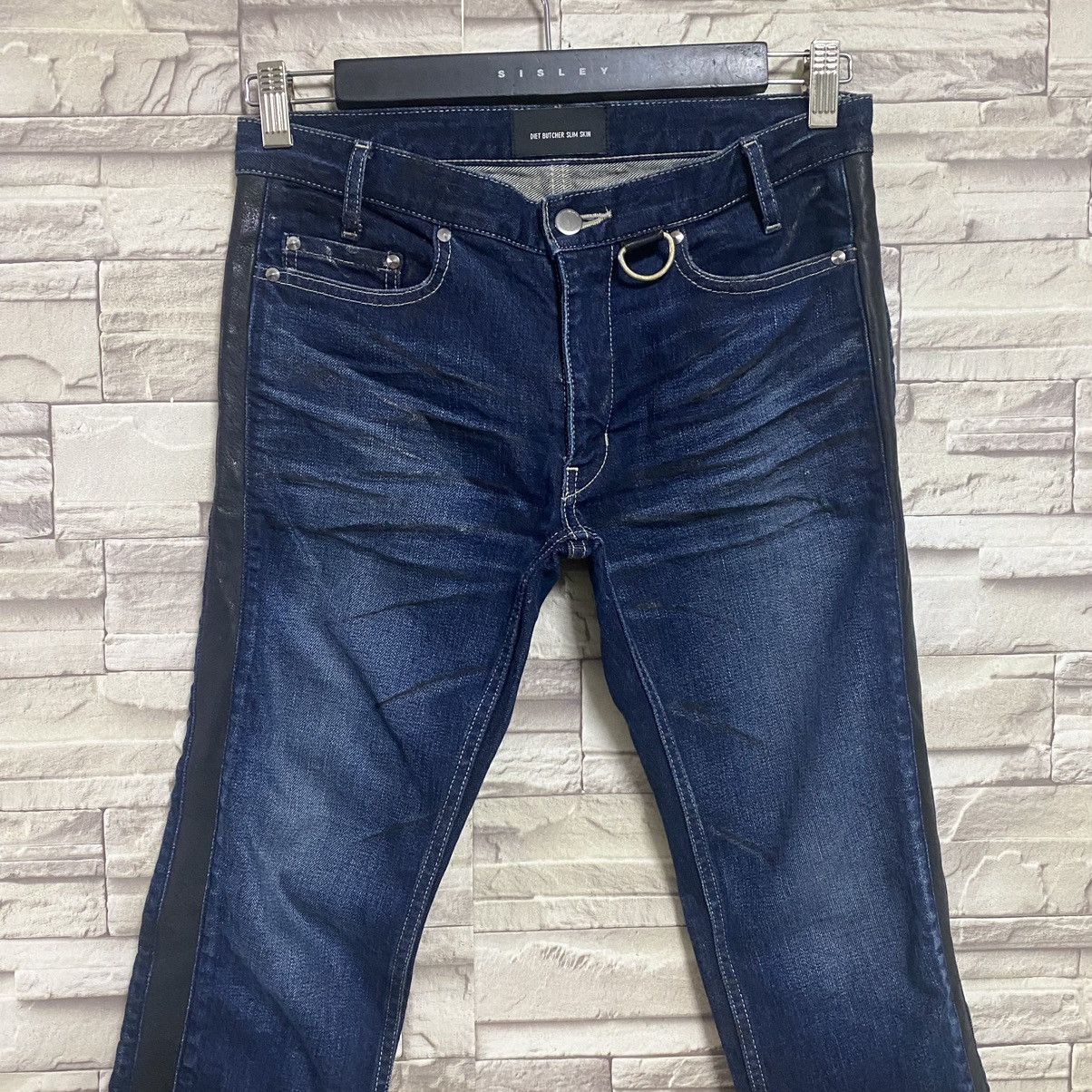 Diet Butcher Slim Skin SS2010 Diet Butcher Slim Skin Thorn Denim Leather Trimmed Size US 28 / EU 44 - 4 Thumbnail