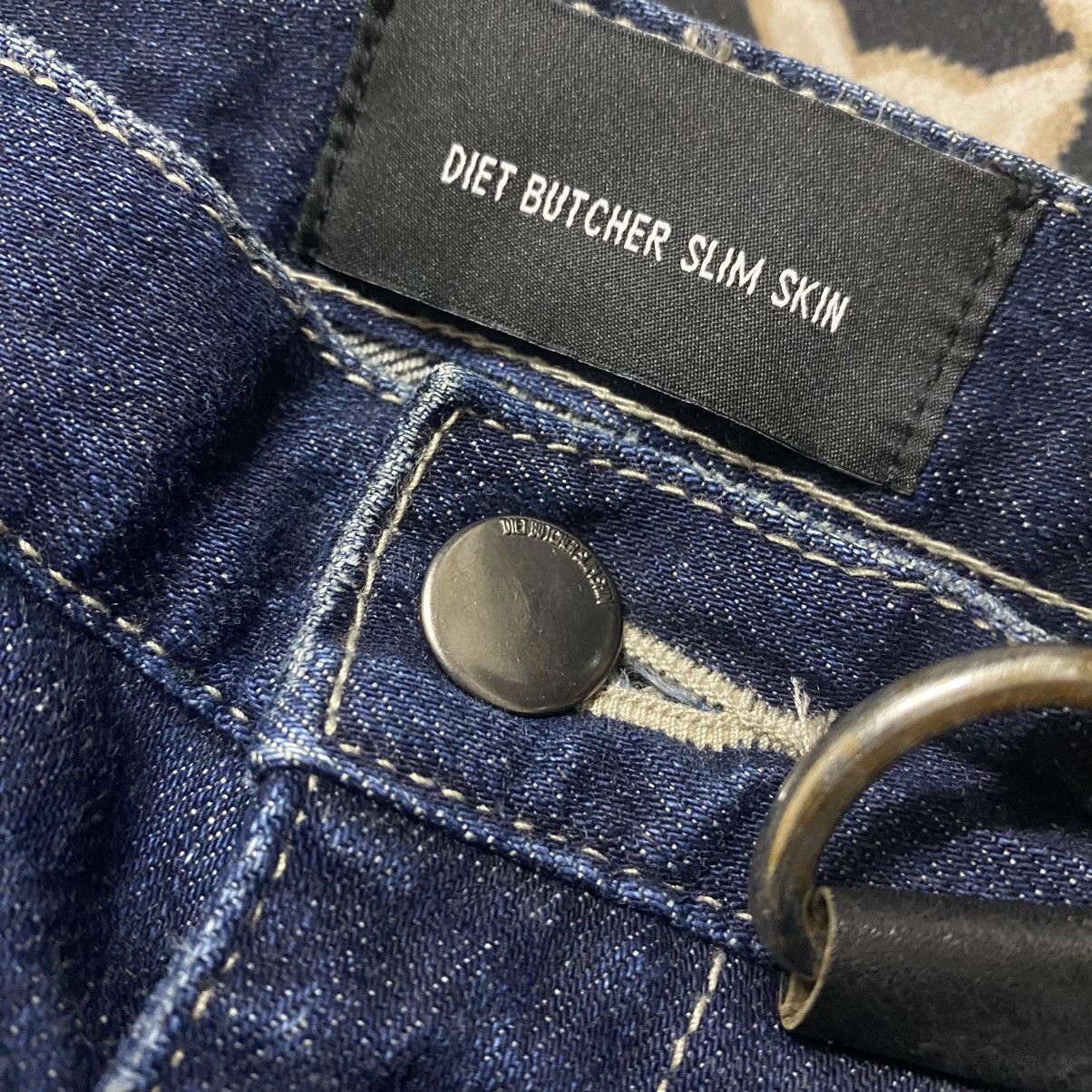 Diet Butcher Slim Skin SS2010 Diet Butcher Slim Skin Thorn Denim Leather Trimmed Size US 28 / EU 44 - 15 Thumbnail