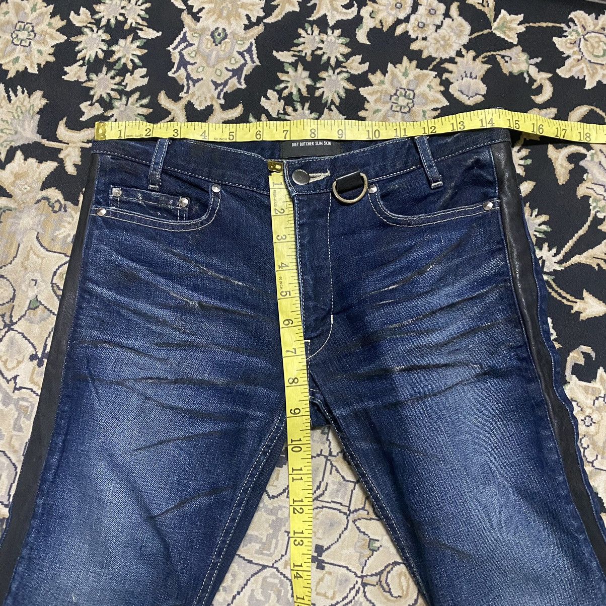 Diet Butcher Slim Skin SS2010 Diet Butcher Slim Skin Thorn Denim Leather Trimmed Size US 28 / EU 44 - 18 Thumbnail