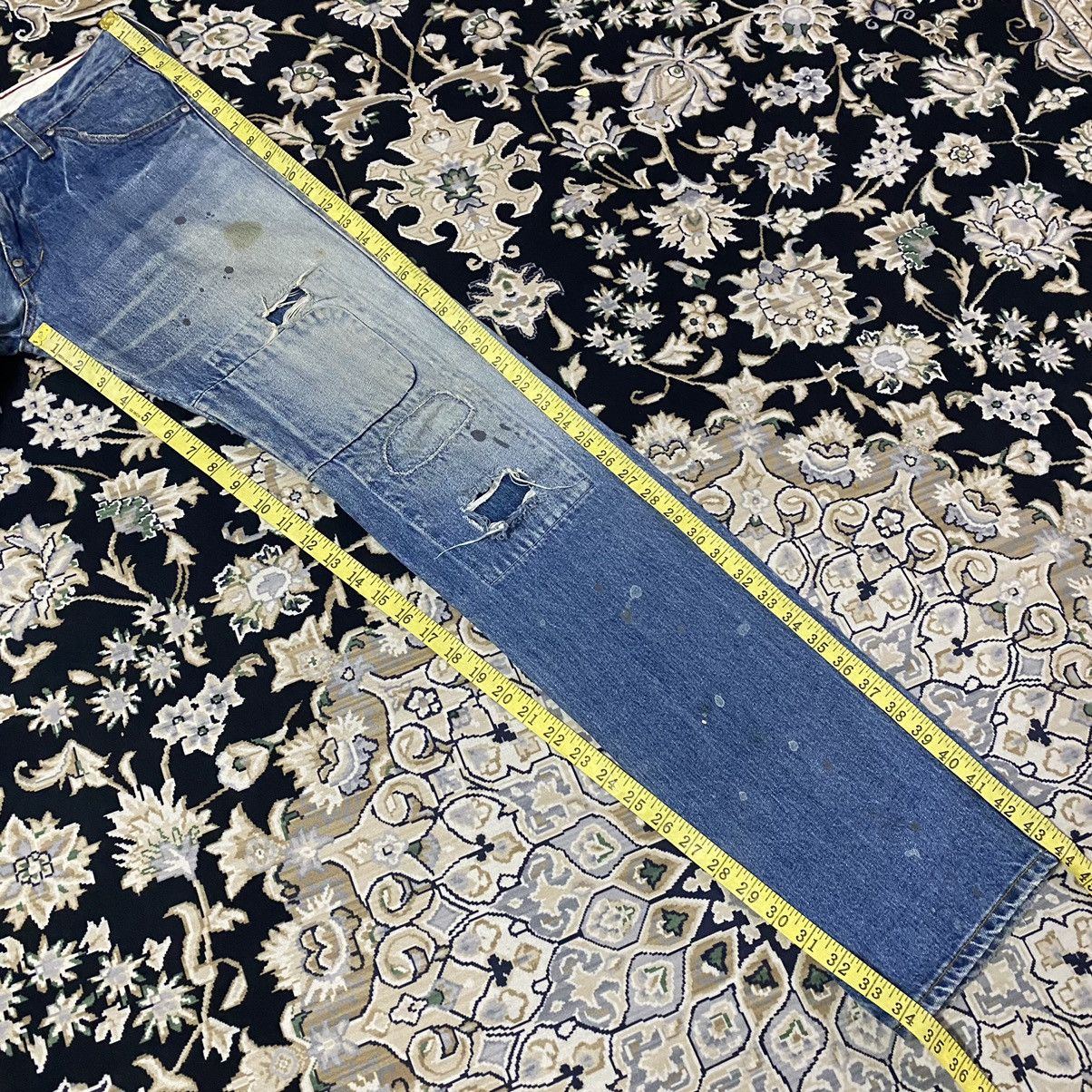 FACTOTUM Factotum Distressed Denim Patchwork Slimfit Jeans Size US 30 / EU 46 - 22 Thumbnail