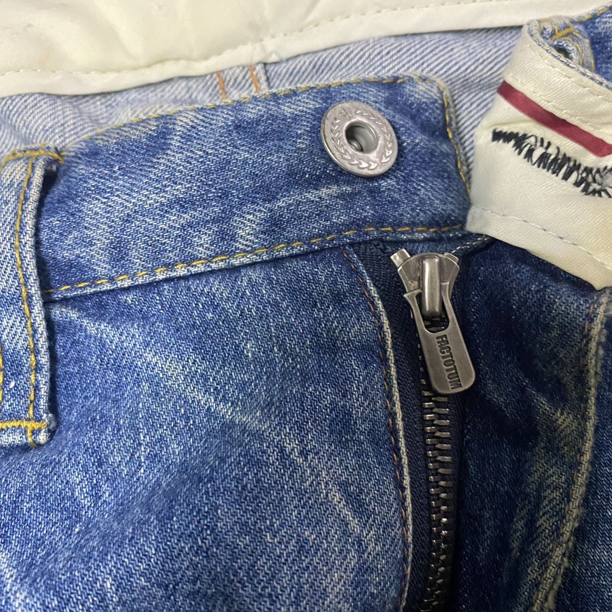 FACTOTUM Factotum Distressed Denim Patchwork Slimfit Jeans Size US 30 / EU 46 - 18 Thumbnail