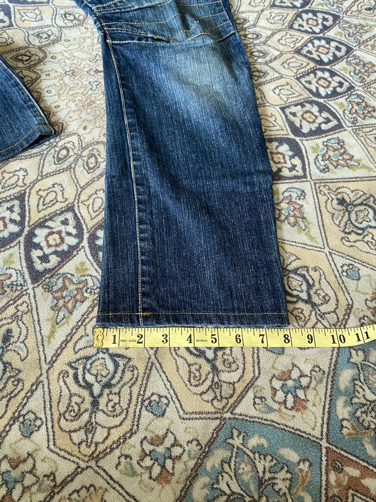 PPFM PPFM Double Waist Blue Denim Jeans Size US 31 - 24 Thumbnail