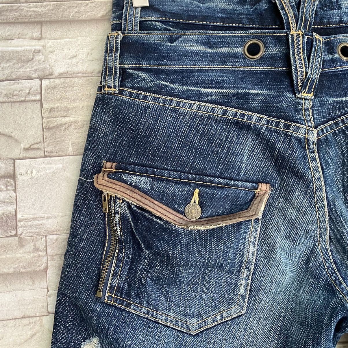 PPFM PPFM Double Waist Blue Denim Jeans Size US 31 - 11 Thumbnail