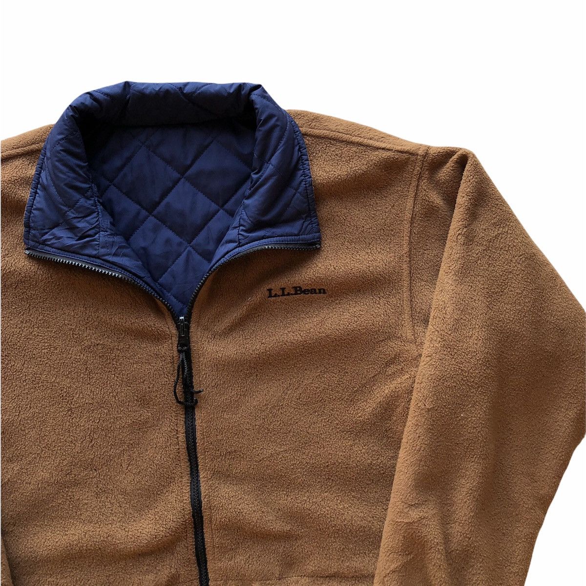 L.L. Bean Vintage LL Bean Riversible Zipper Sweater Jacket Size XL / US 12-14 / IT 48-50 - 3 Thumbnail