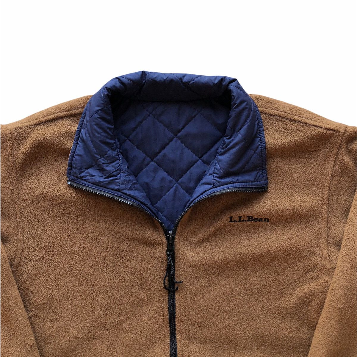 L.L. Bean Vintage LL Bean Riversible Zipper Sweater Jacket Size XL / US 12-14 / IT 48-50 - 2 Thumbnail