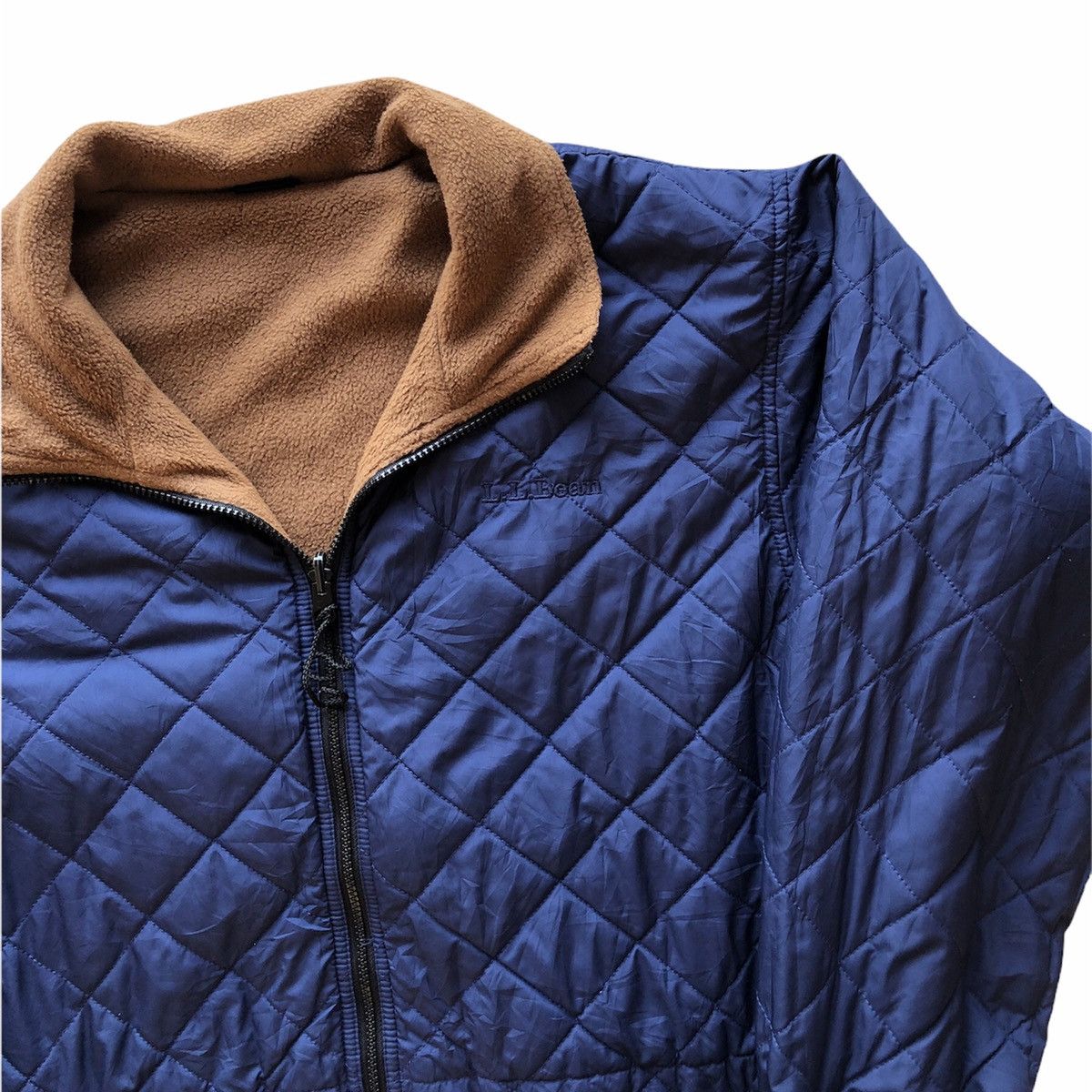 L.L. Bean Vintage LL Bean Riversible Zipper Sweater Jacket Size XL / US 12-14 / IT 48-50 - 8 Thumbnail