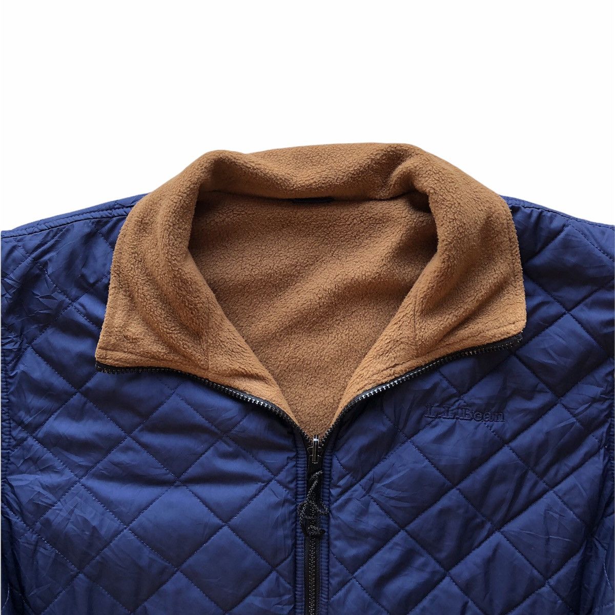 L.L. Bean Vintage LL Bean Riversible Zipper Sweater Jacket Size XL / US 12-14 / IT 48-50 - 7 Thumbnail