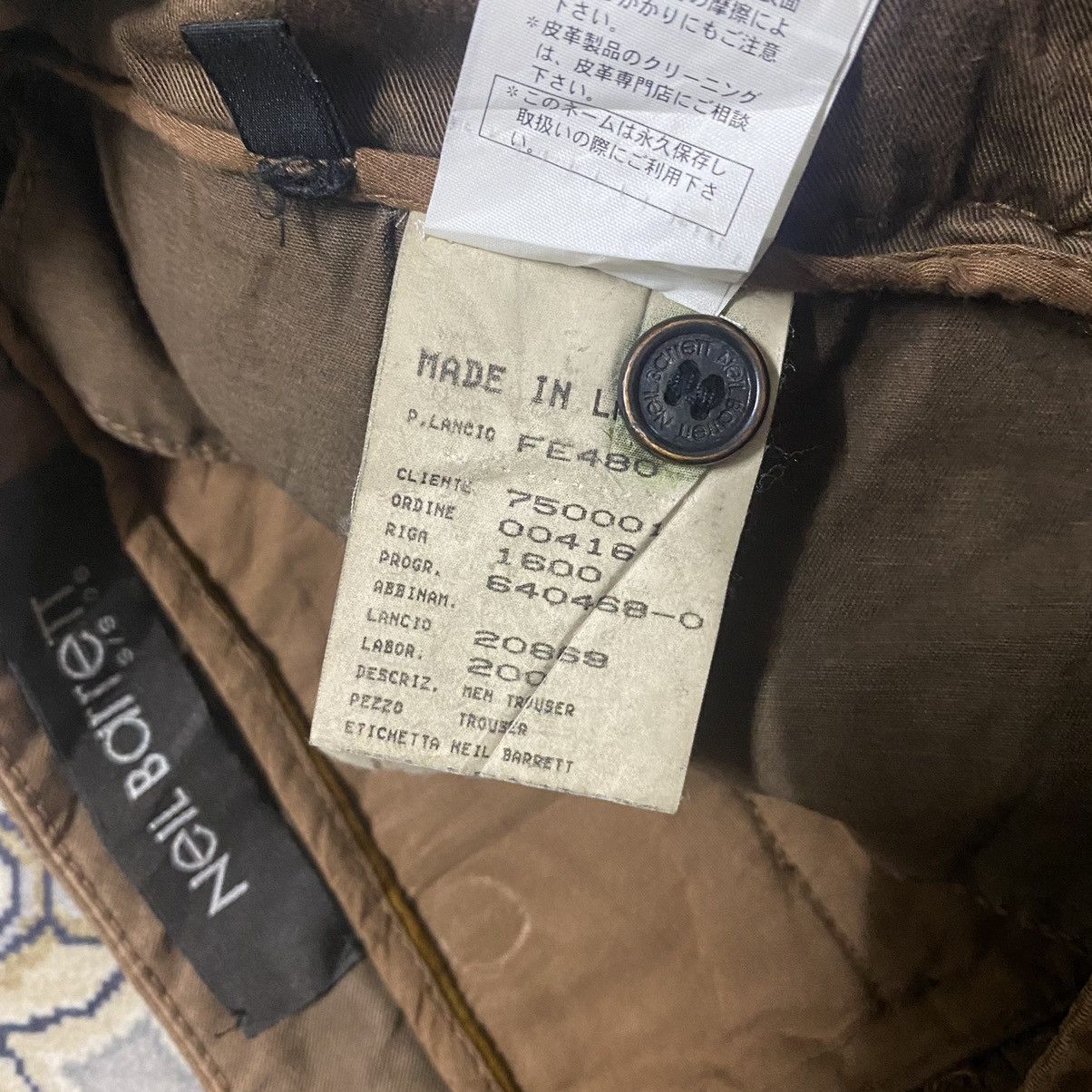 Neil Barrett SS06 Neil Barrett Technical Cargo Sunfaded Size US 32 / EU 48 - 15 Thumbnail