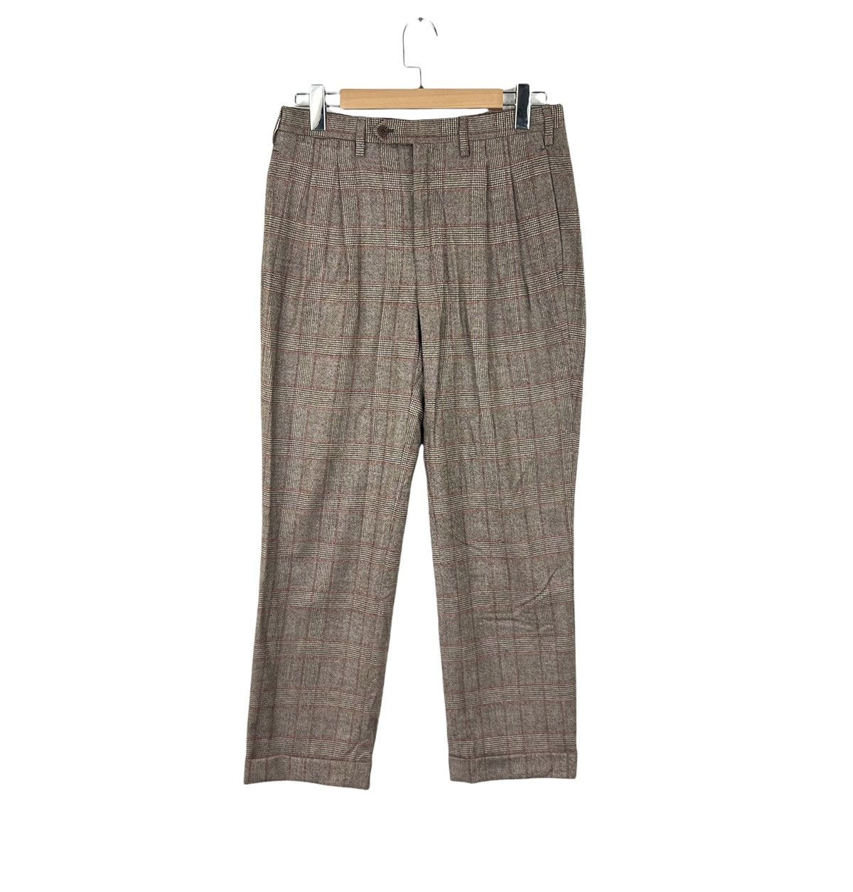Kiton KITON Napoli Wool Pants Trousers Nova Check Made In Italy Size US 32 / EU 48 - 1 Thumbnail