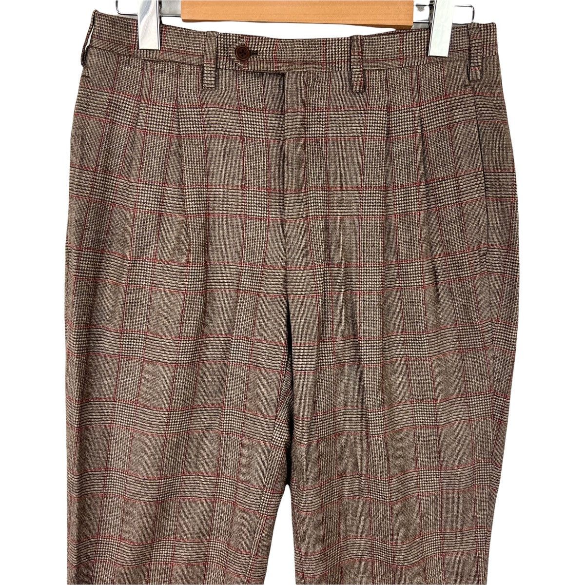 Kiton KITON Napoli Wool Pants Trousers Nova Check Made In Italy Size US 32 / EU 48 - 3 Thumbnail