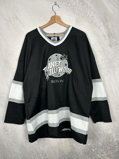 PLANET HOLLYWOOD Las Vegas - Hockey Jersey - Mens XL - Vintage 90's