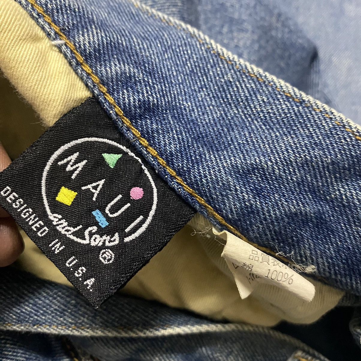 Vintage Vintage Maui And Sons Denim Baggy Pants Size US 32 / EU 48 - 17 Thumbnail