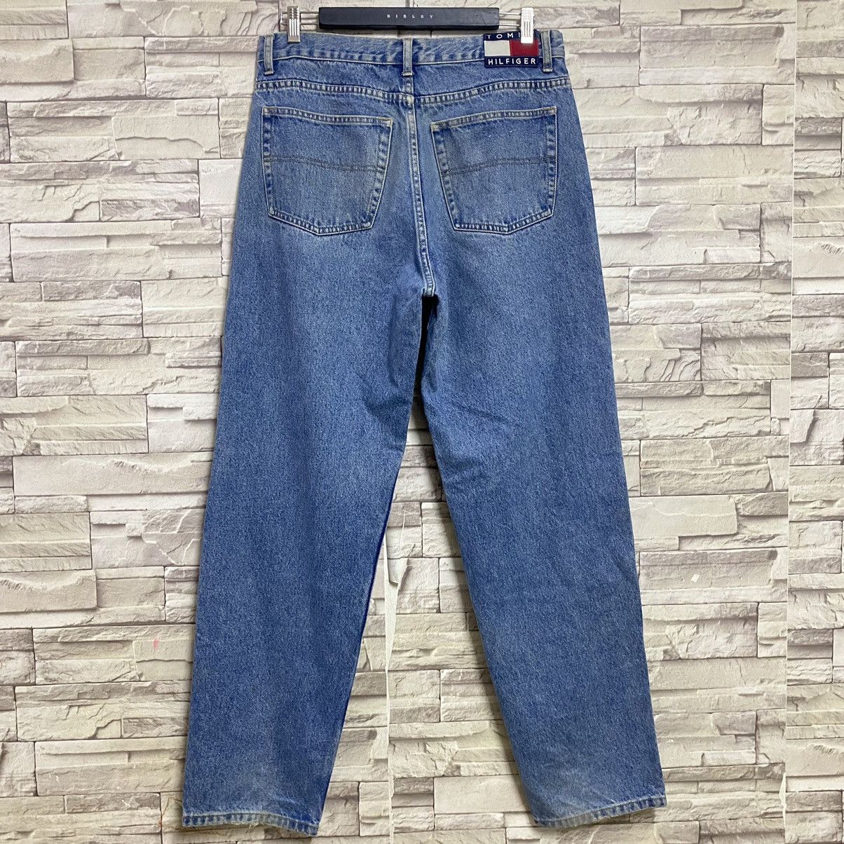 Tommy Hilfiger Vintage Tommy Hilfiger Denim Baggy Jeans Sidetape Size US 34 / EU 50 - 10 Thumbnail