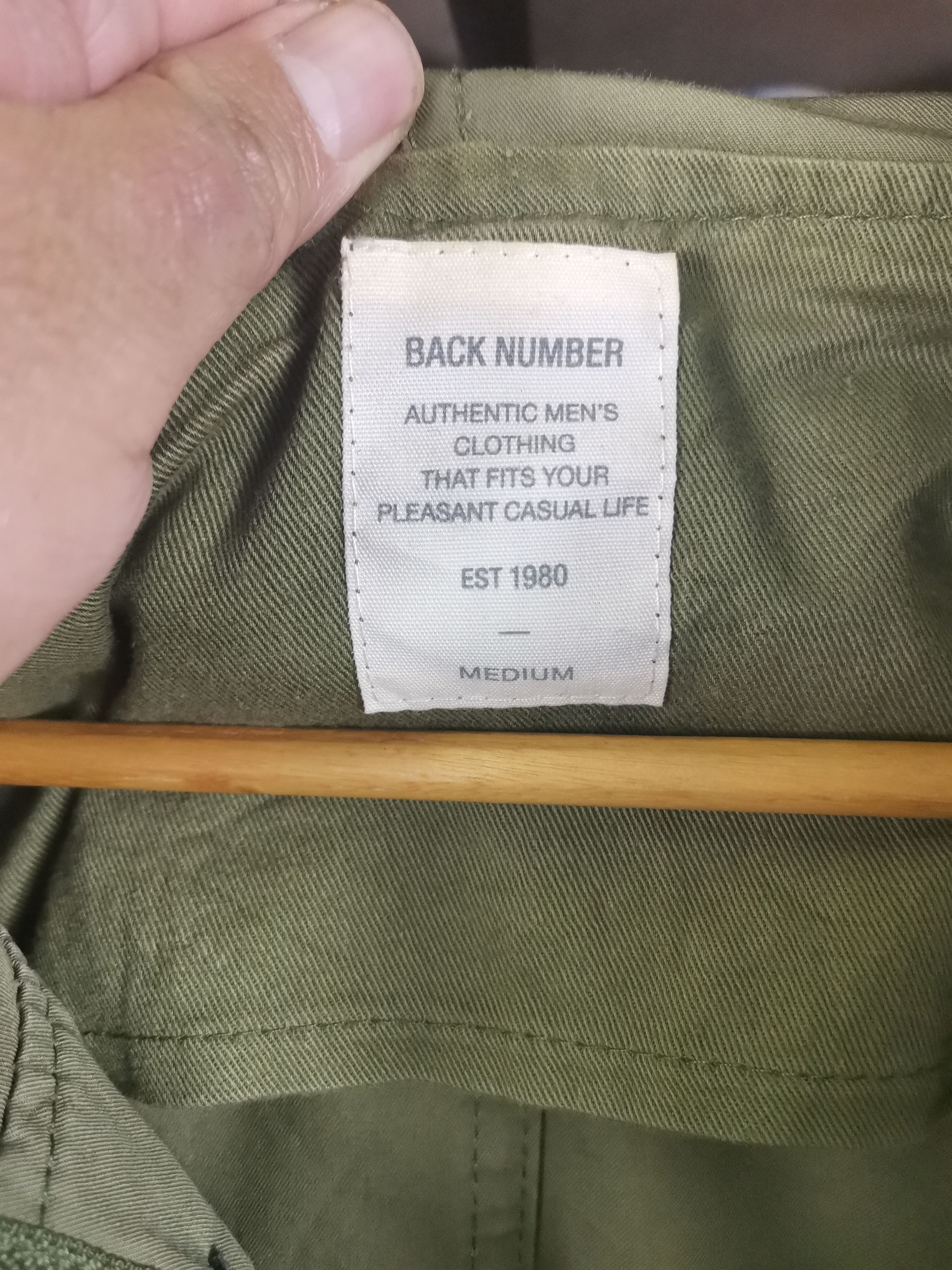 Japanese Brand Vintage Japanese Brand Back Number Military Style Jacket Size US M / EU 48-50 / 2 - 4 Thumbnail