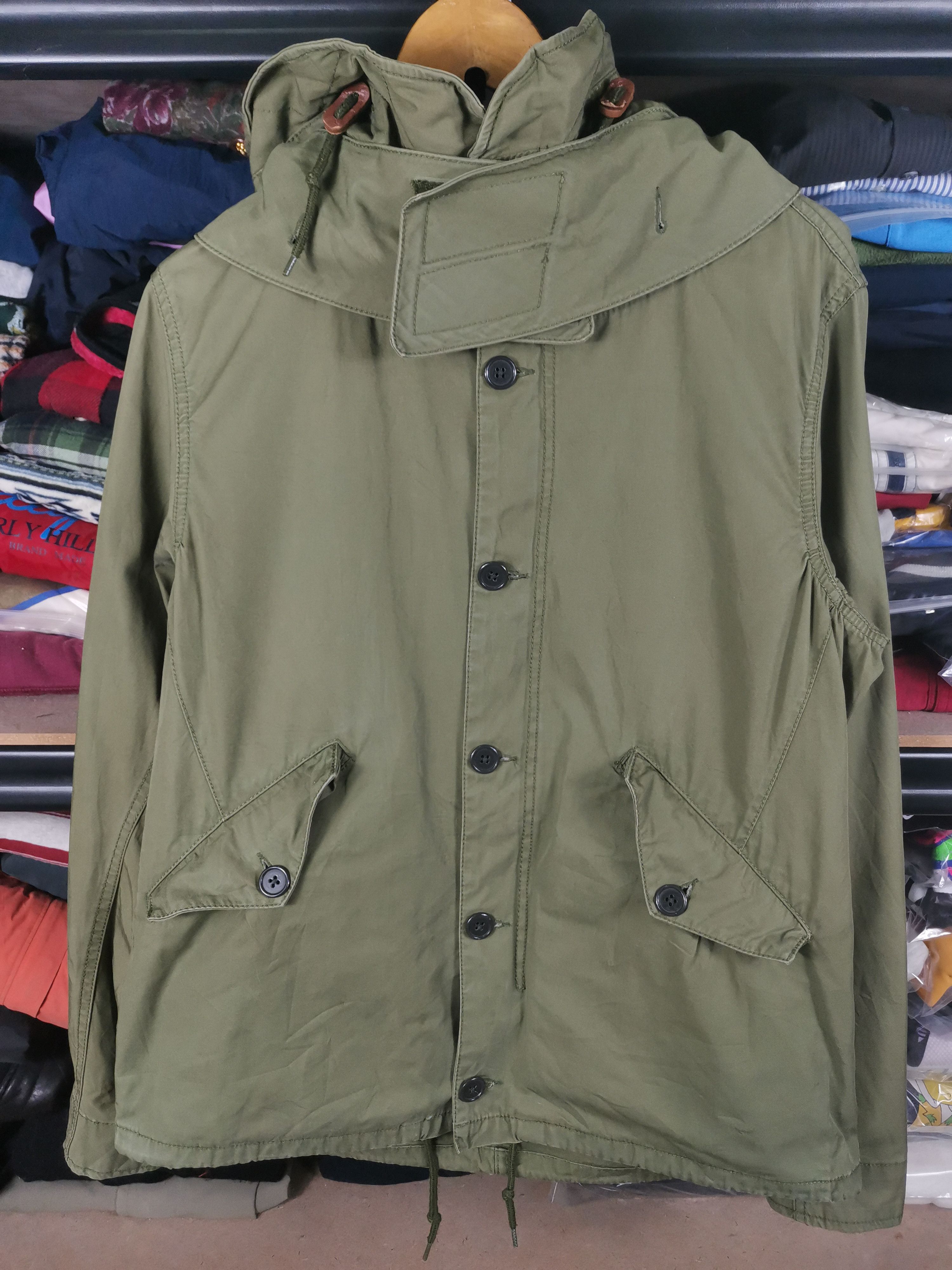 Japanese Brand Vintage Japanese Brand Back Number Military Style Jacket Size US M / EU 48-50 / 2 - 1 Thumbnail