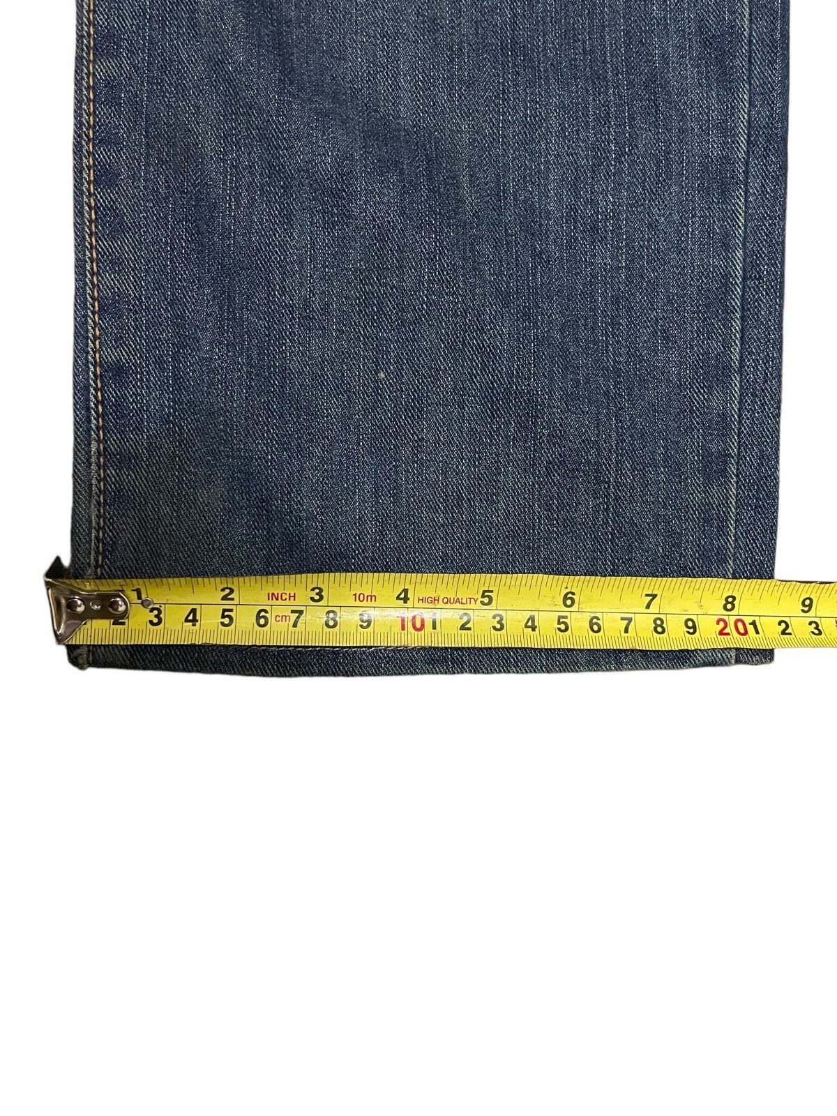 Edwin Vintage Edwin Japan Indigo Wash Loose Straight Fit Jeans Size US 34 / EU 50 - 20 Thumbnail