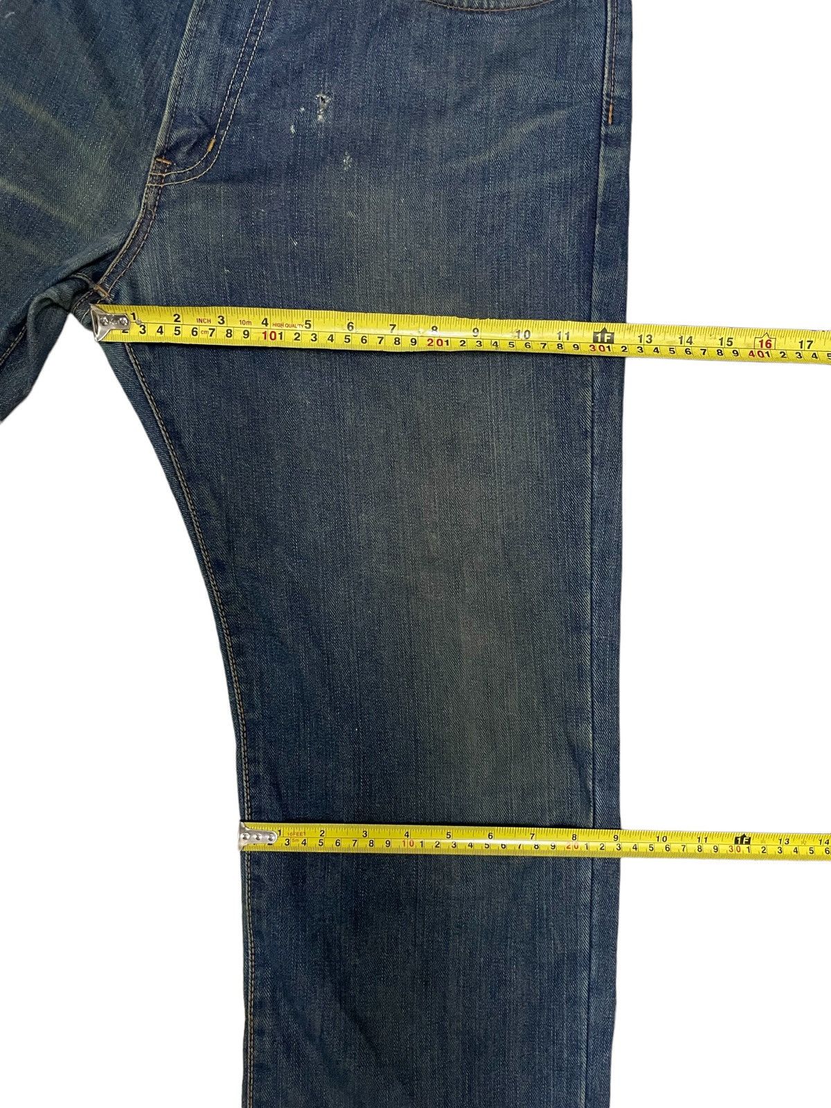 Edwin Vintage Edwin Japan Indigo Wash Loose Straight Fit Jeans Size US 34 / EU 50 - 18 Thumbnail