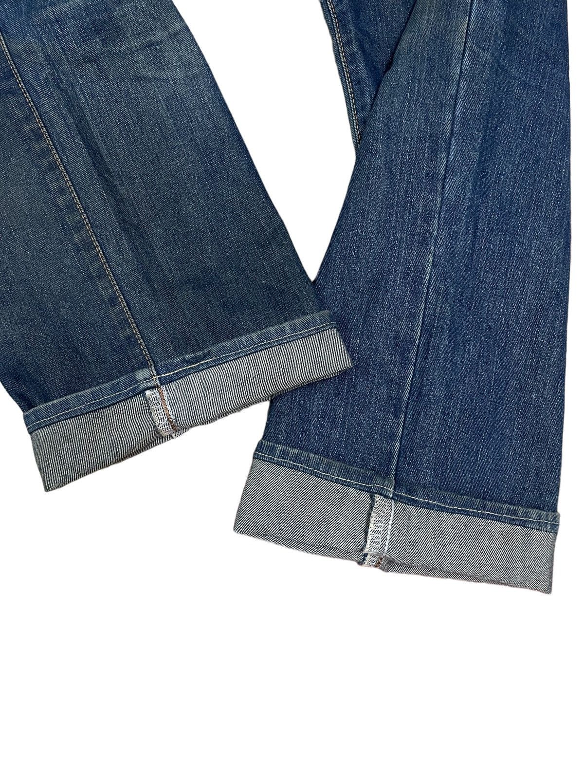 Edwin Vintage Edwin Japan Indigo Wash Loose Straight Fit Jeans Size US 34 / EU 50 - 7 Thumbnail
